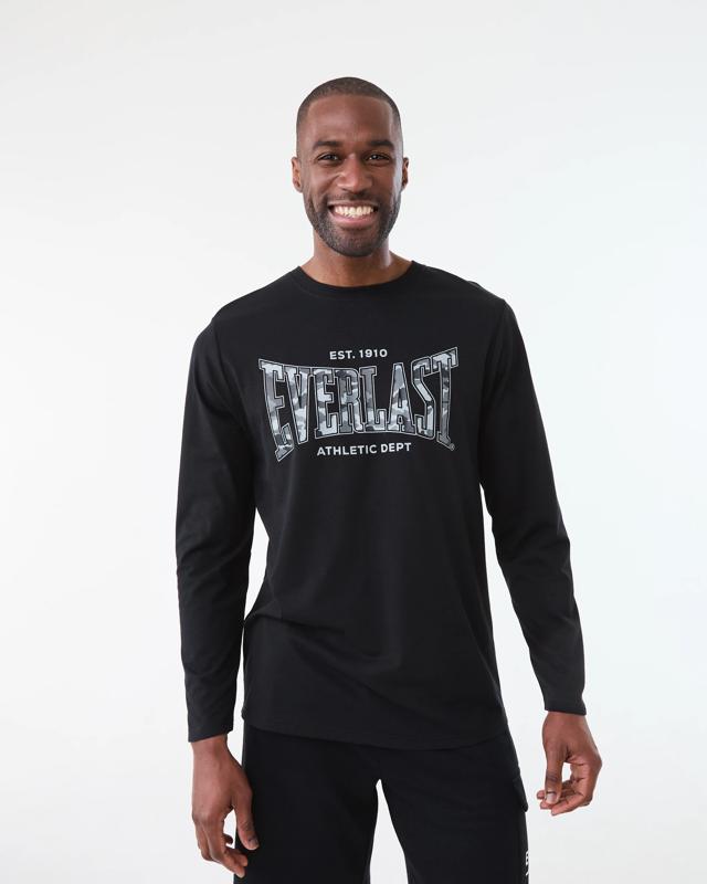 Everlast Mens Relaxed Printed Long Sleeve T-s