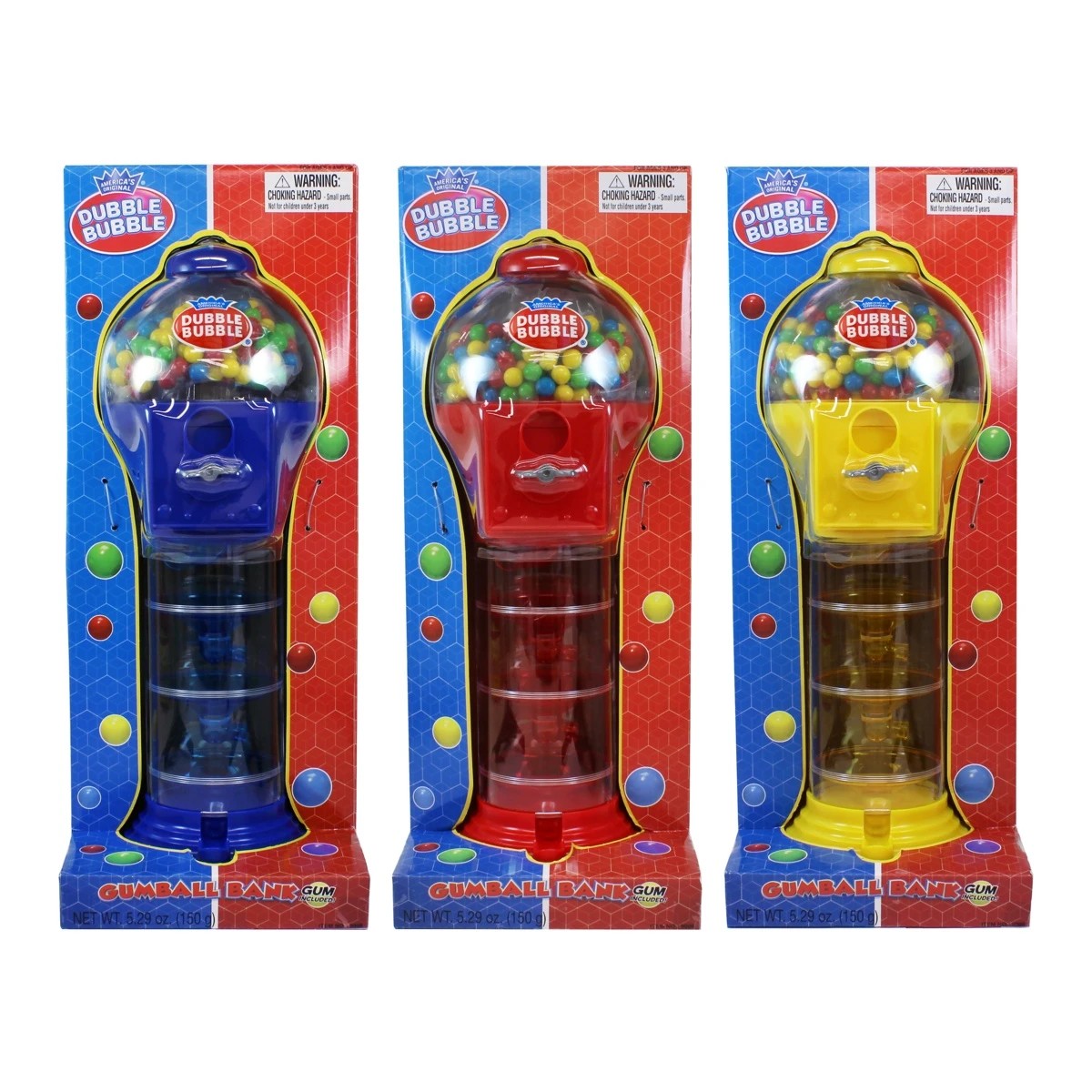 1 Dubble Bubble Gumball Bank 150g - Assorted, 1 of 3