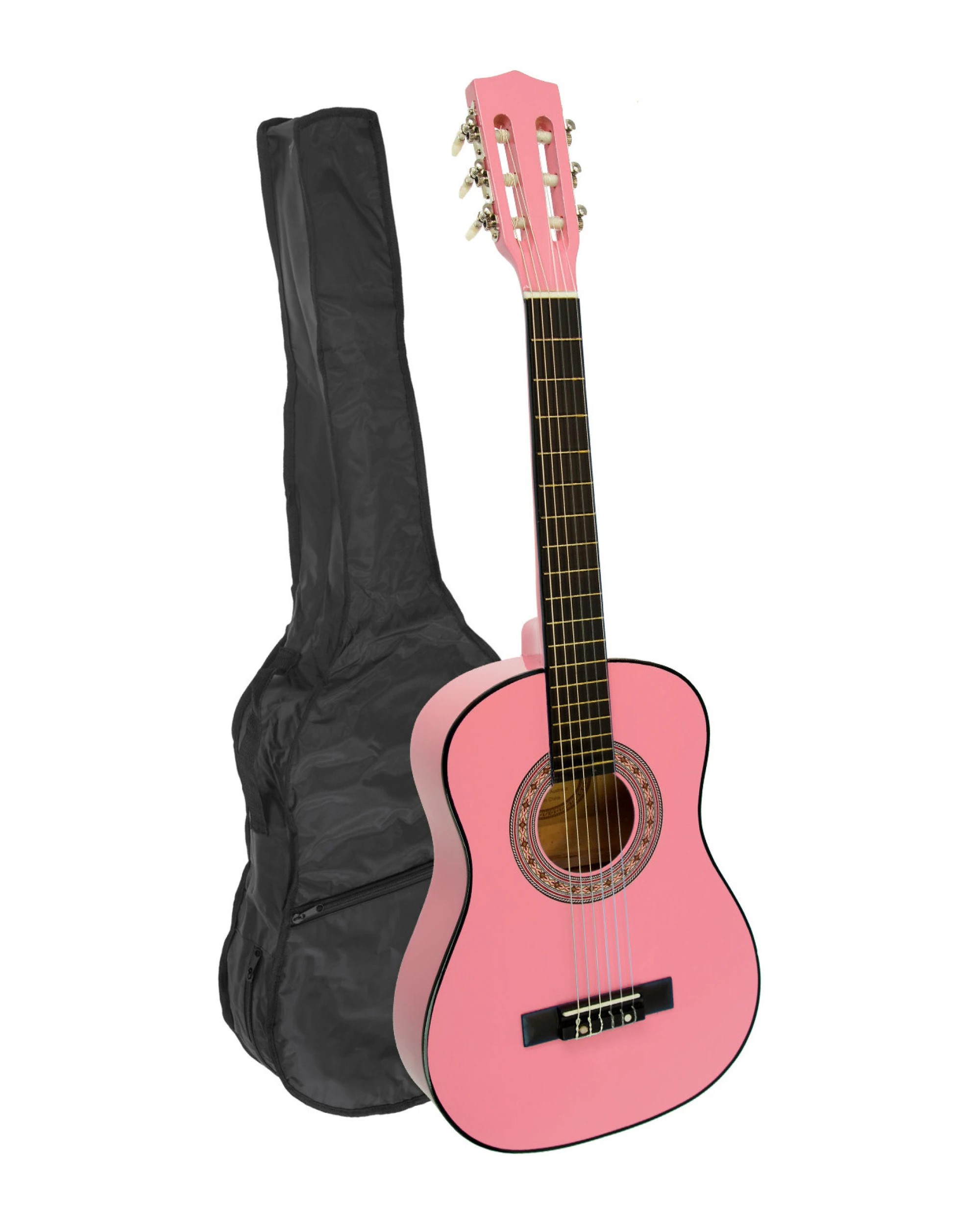 2 Karrera 34in Acoustic Childrens Guitar in Pink - Pink, 2 of 4