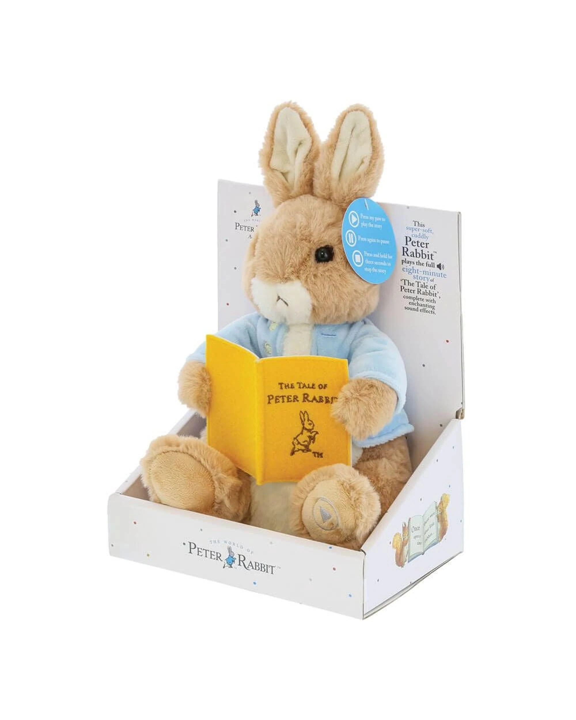 2 Beatrix Potter Storytime Peter Rabbit Talking Plush, 2 of 6