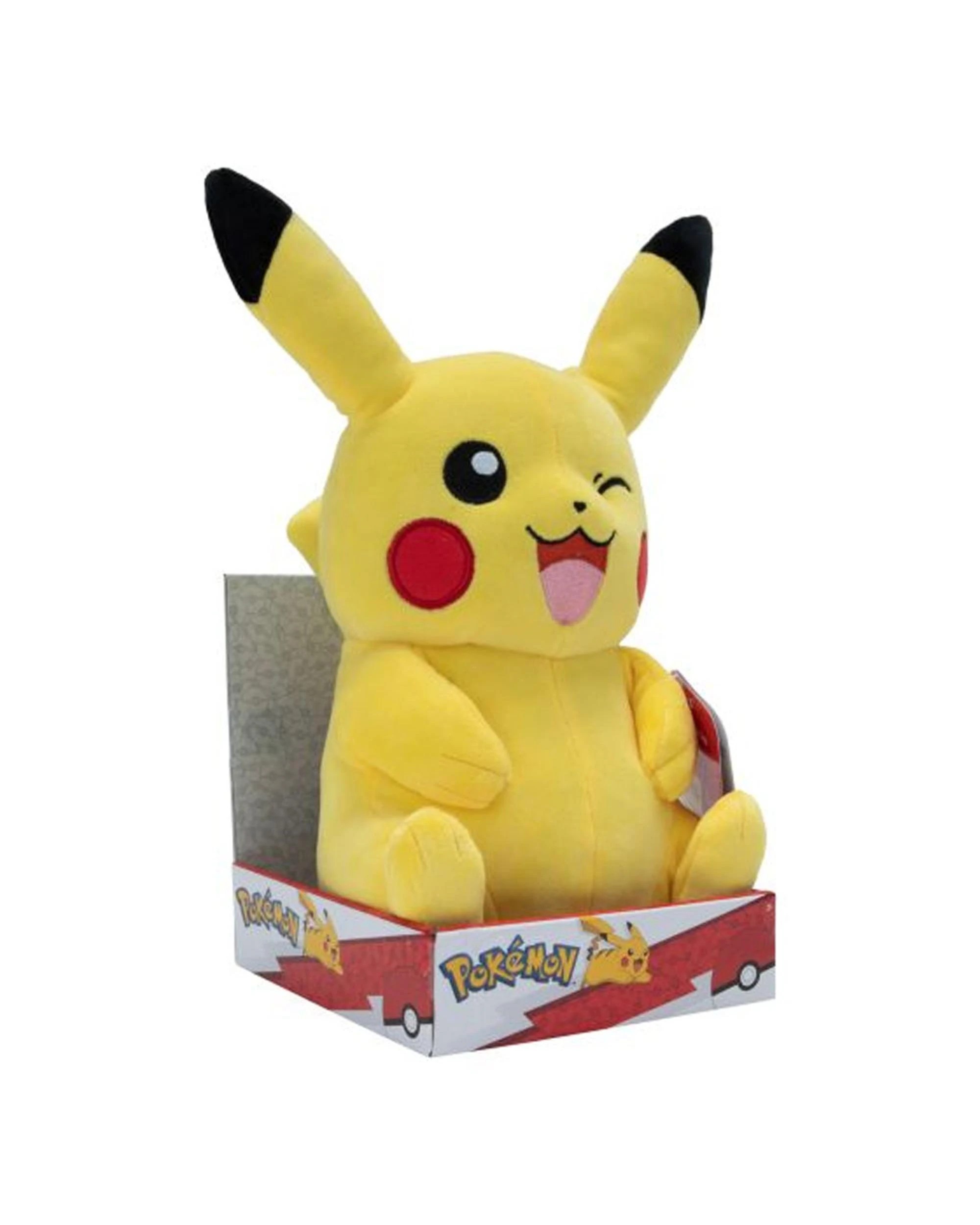 1 Pokemon Pikachu Winking 12 inch Plush, 1 of 5