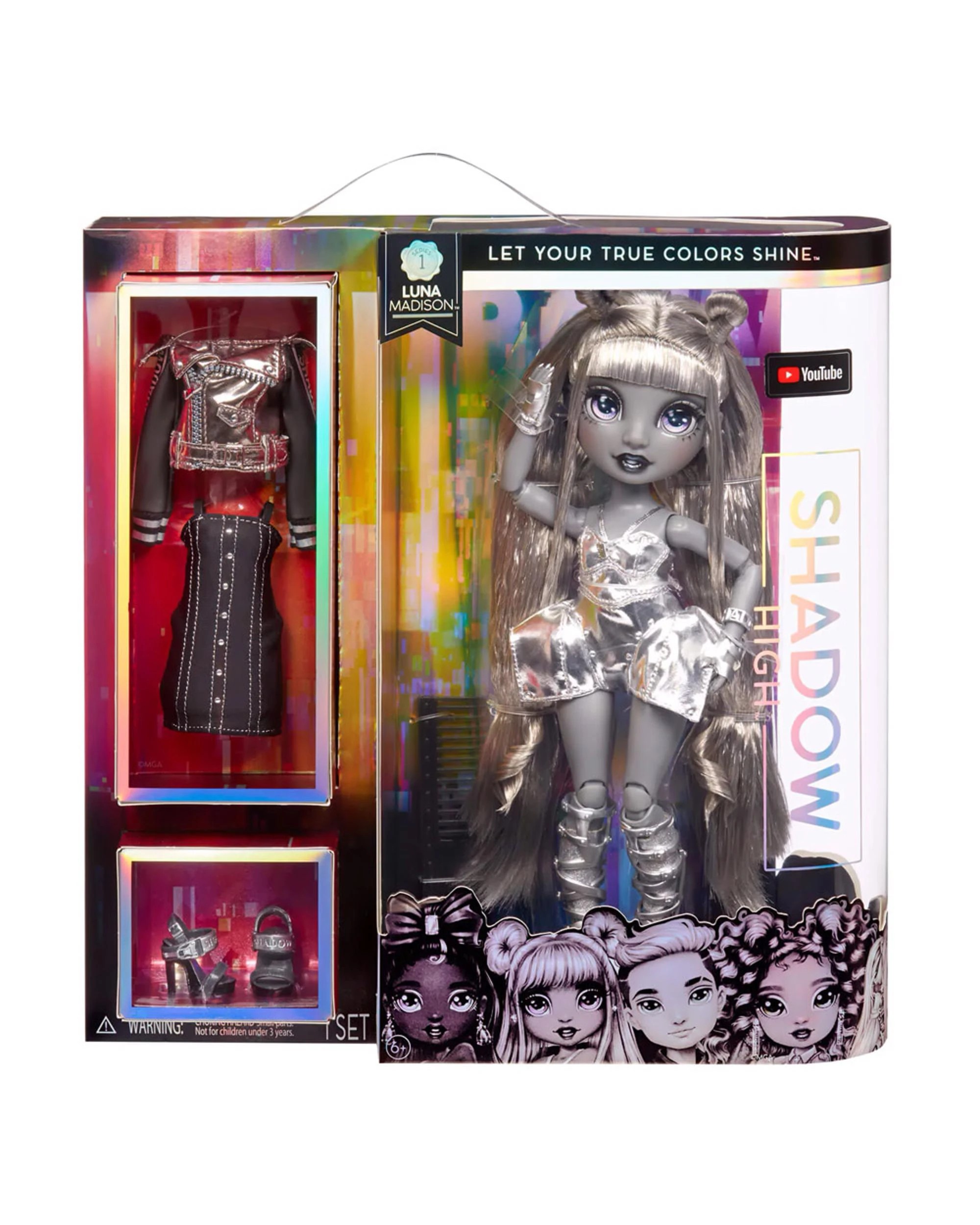1 Rainbow High Shadow High Luna Madison Fashion Doll, 1 of 2