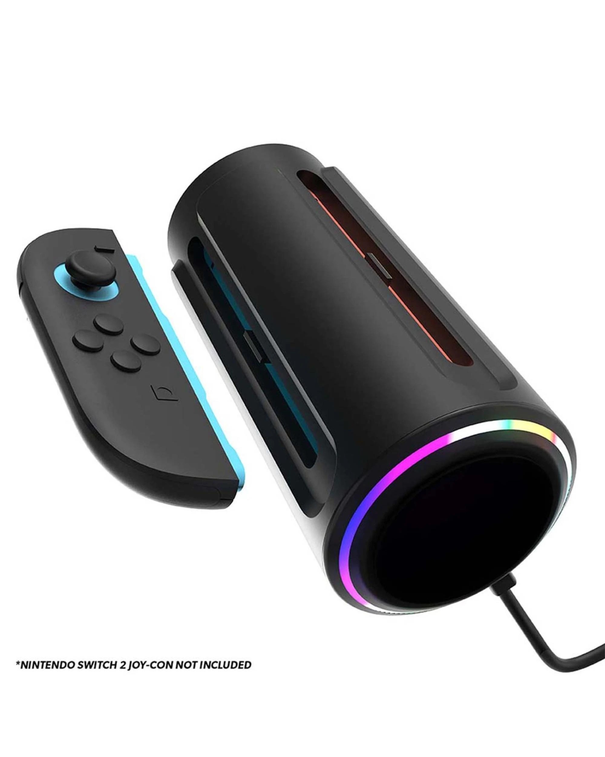 6 Hyperkin Power Beacon Joy-Con Charging Tower for Nintendo Switch 2 - Black, 6 of 7