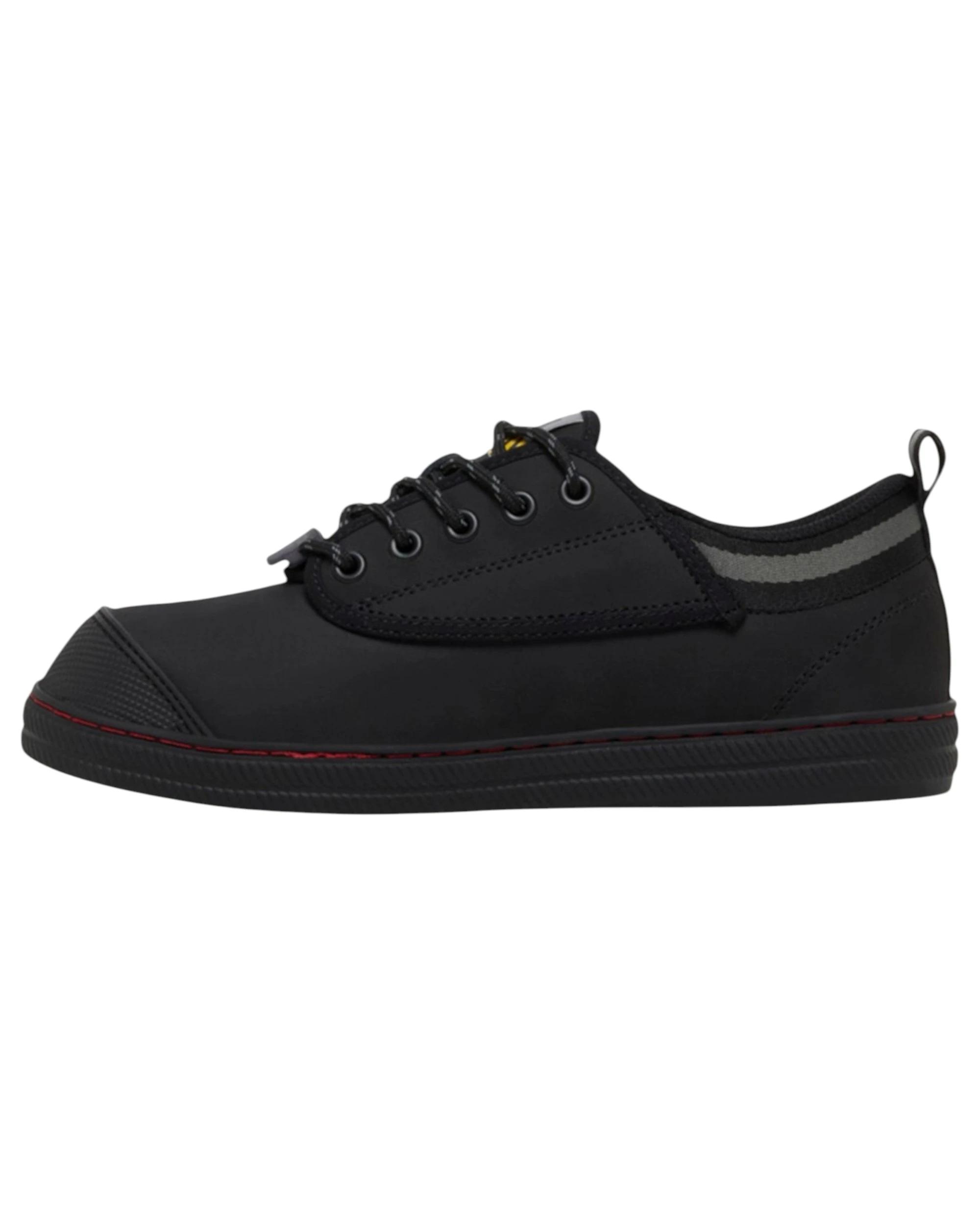 2 Volley Mens Safety Leather Steel Toe Caps Work Lace Up Shoes BLACK NUBUCK, 2 of 6