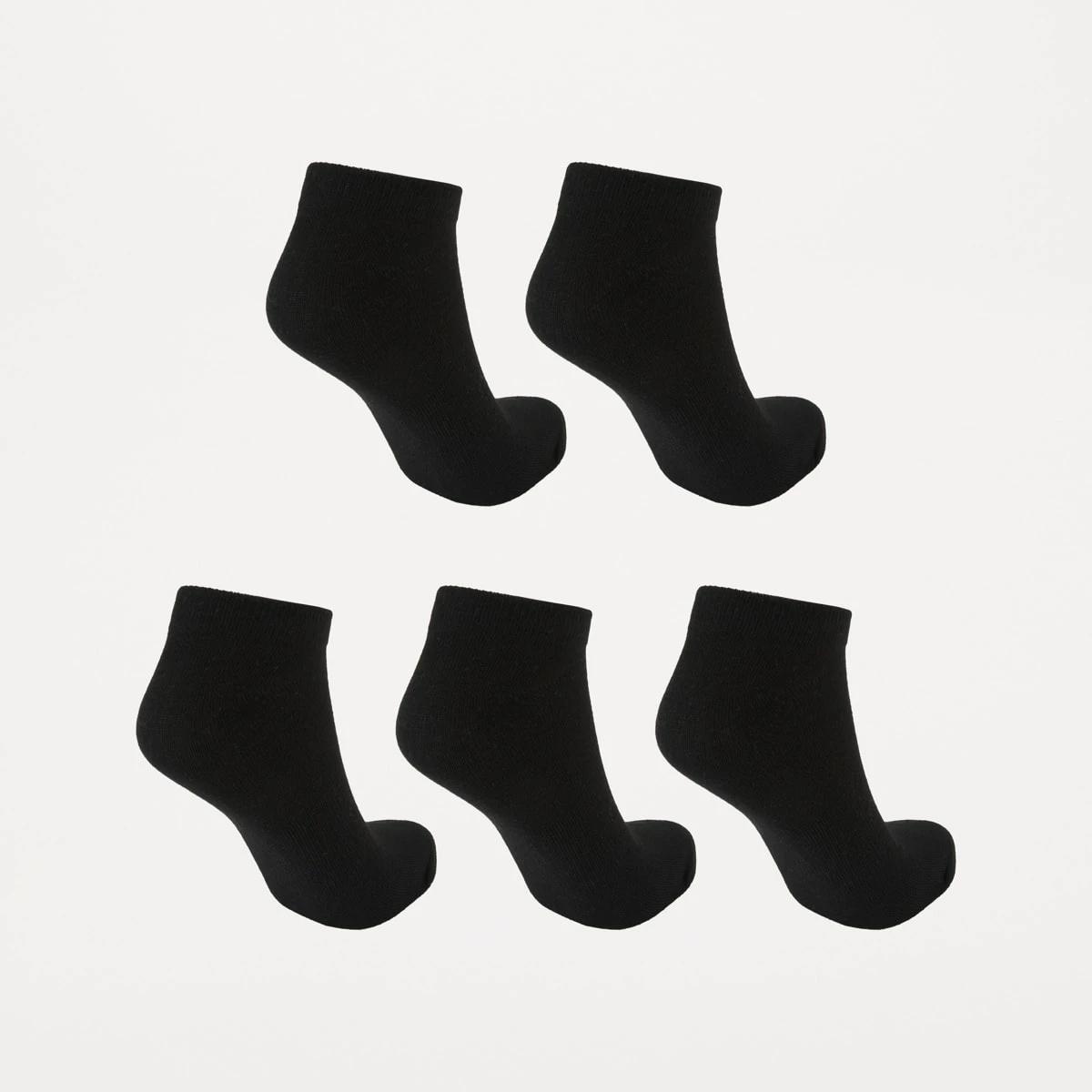 2 5 Pack Active Low Cut Socks BLACK, 2 of 3