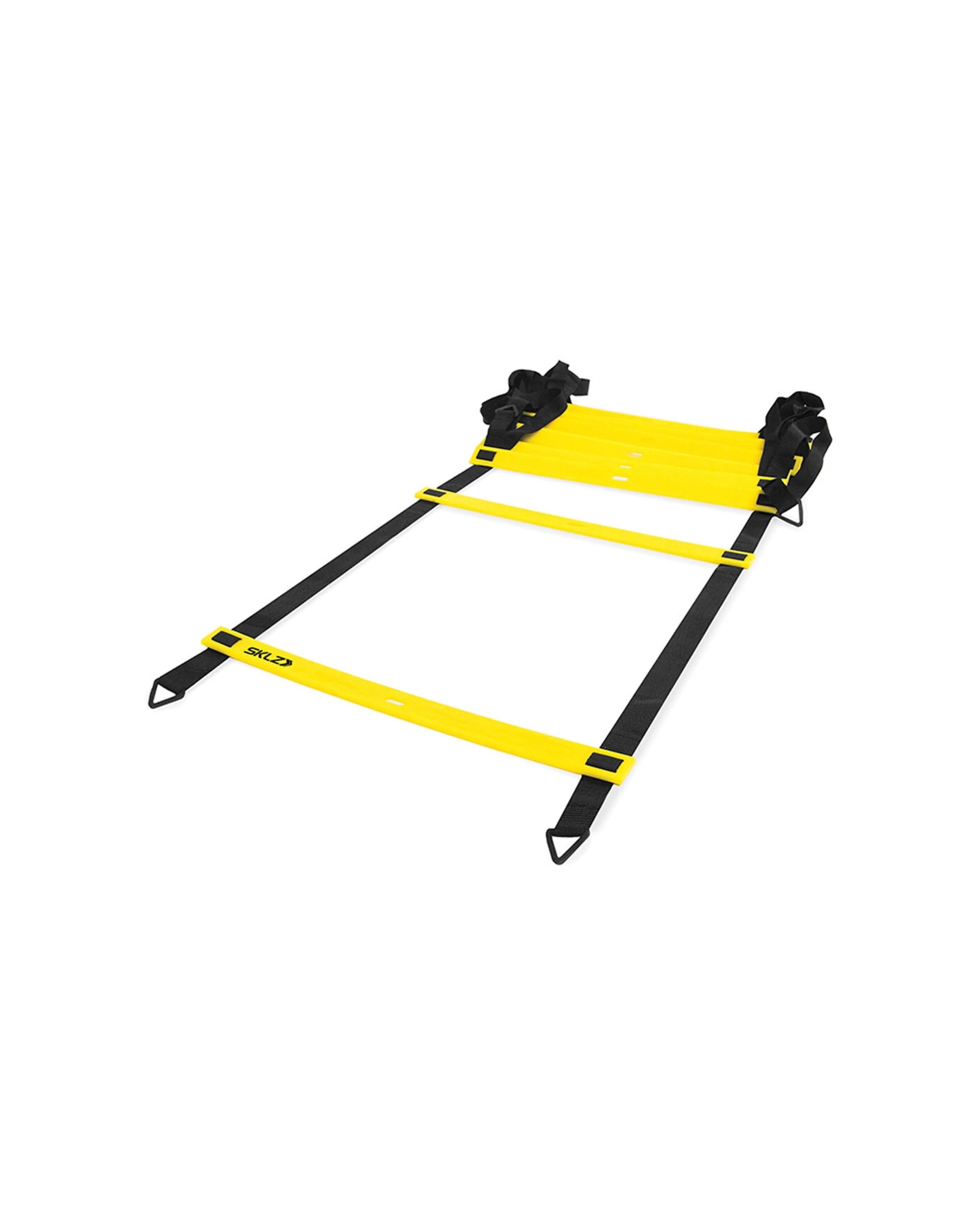 1 Sklz 4.57m Quick Flat Rung Agility Ladder With Carry Bag For Training - Yellow, 1 of 3