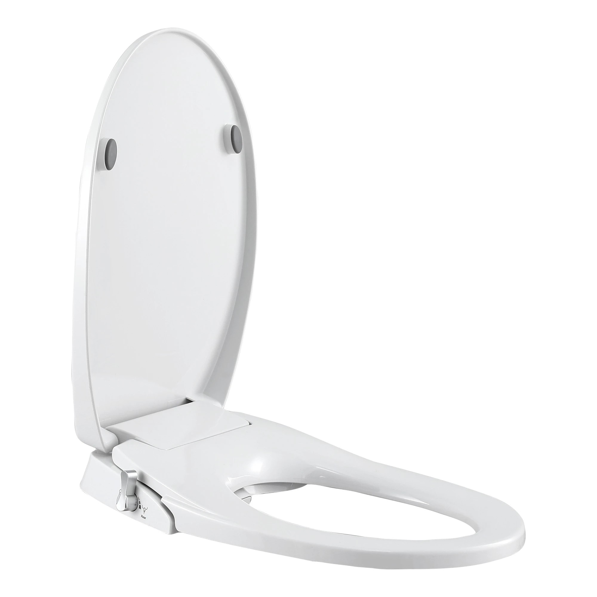 1 Cefito Non Electric Bidet Toilet Seat O-Shape - White, 1 of 8