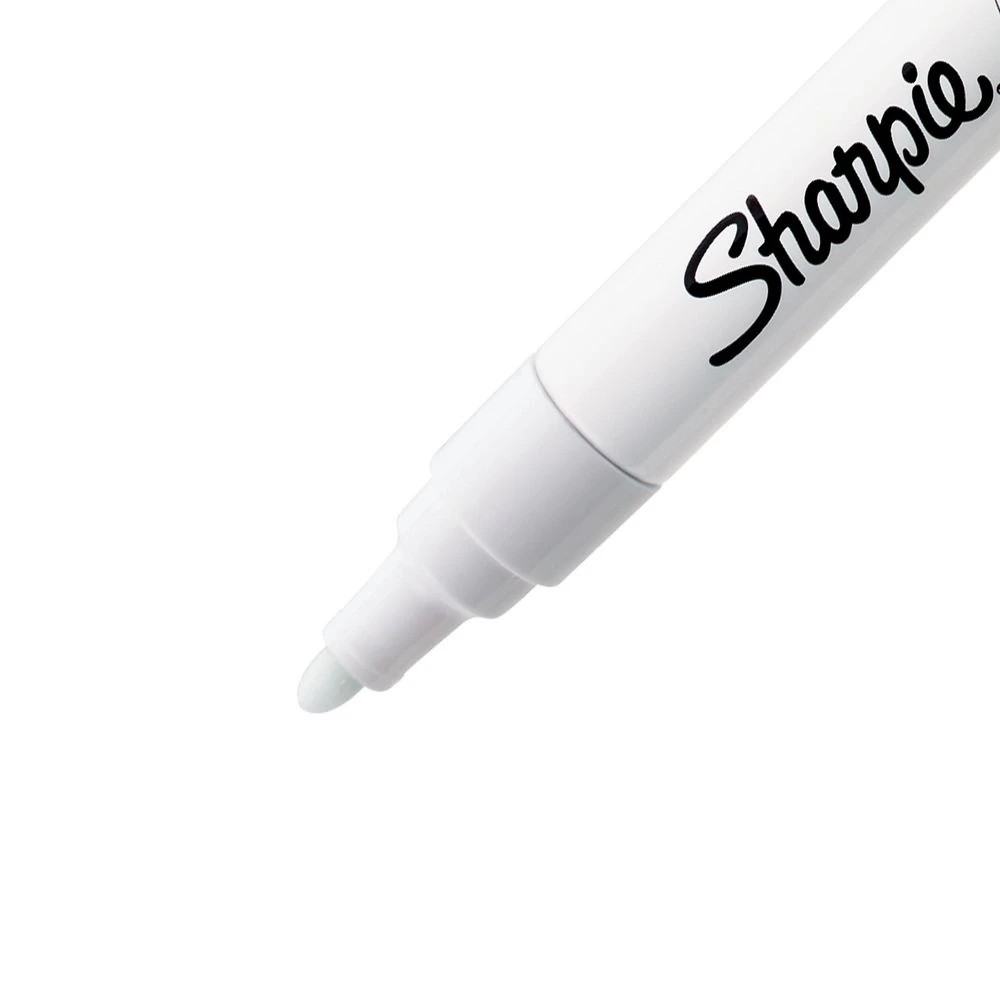 3 Sharpie Oil-Based Bullet Paint Markers White 2 Pack, 3 of 5