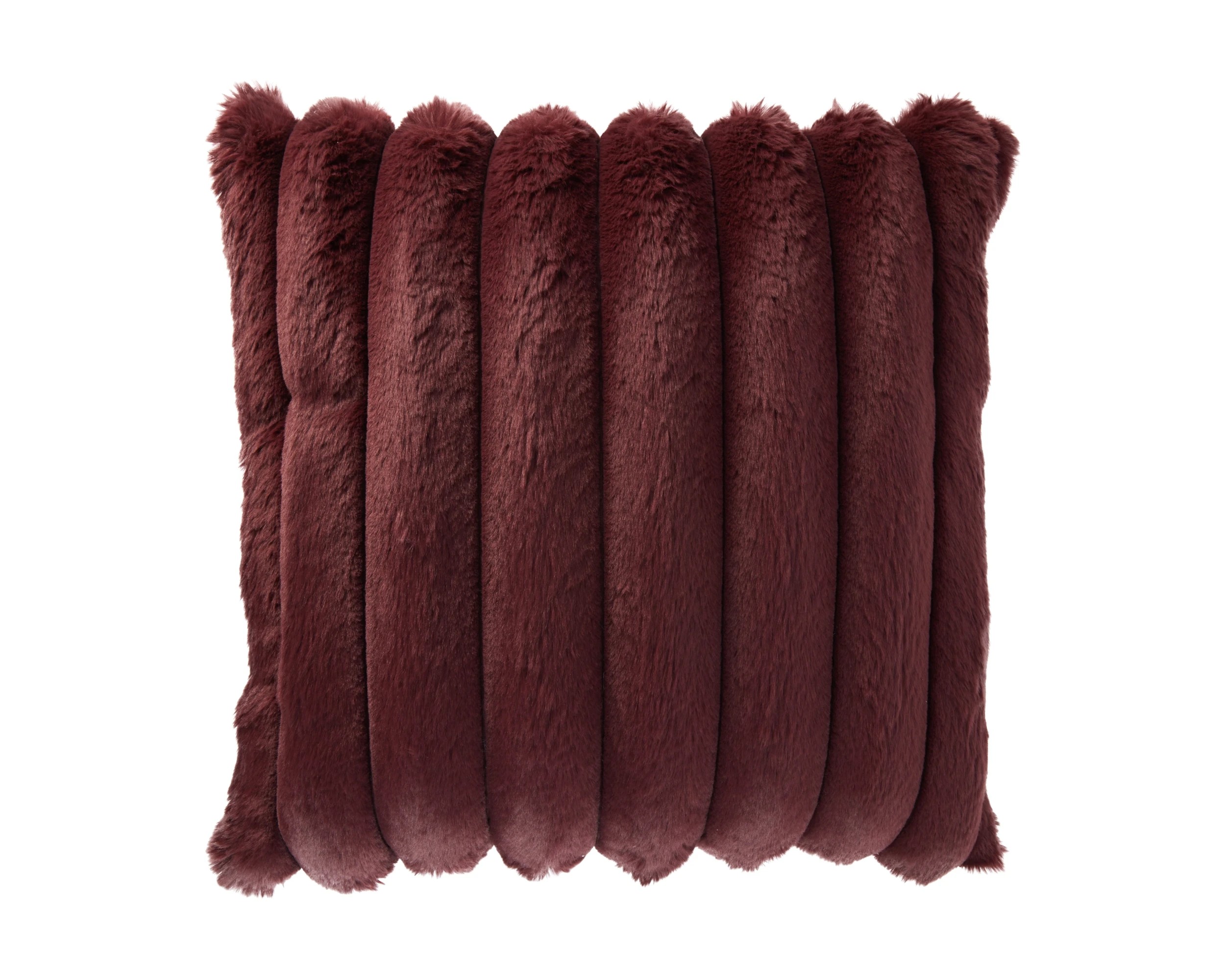 1 50cm Ribbed Cushion - Port, 1 of 4