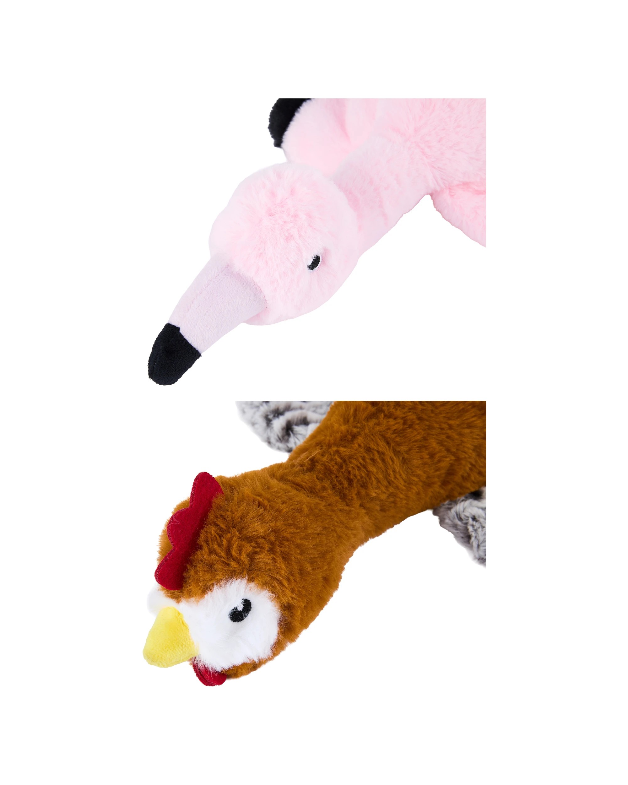 3 Pet Chicken/Flamingo Plush Toy - Assorted, 3 of 4
