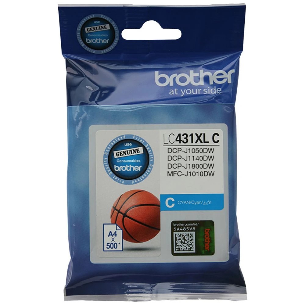 1 Brother LC431XLC Ink Cartridge Cyan, 1 of 1