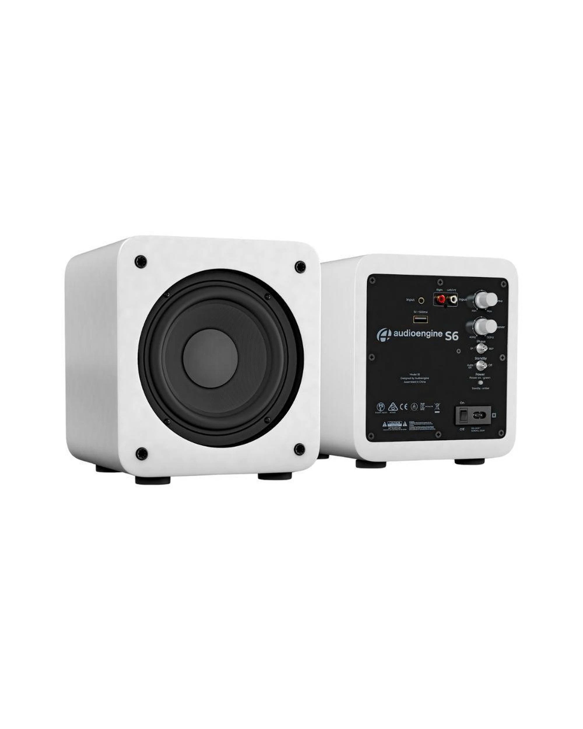 1 Audioengine S6 Powered Subwoofer White, 1 of 3