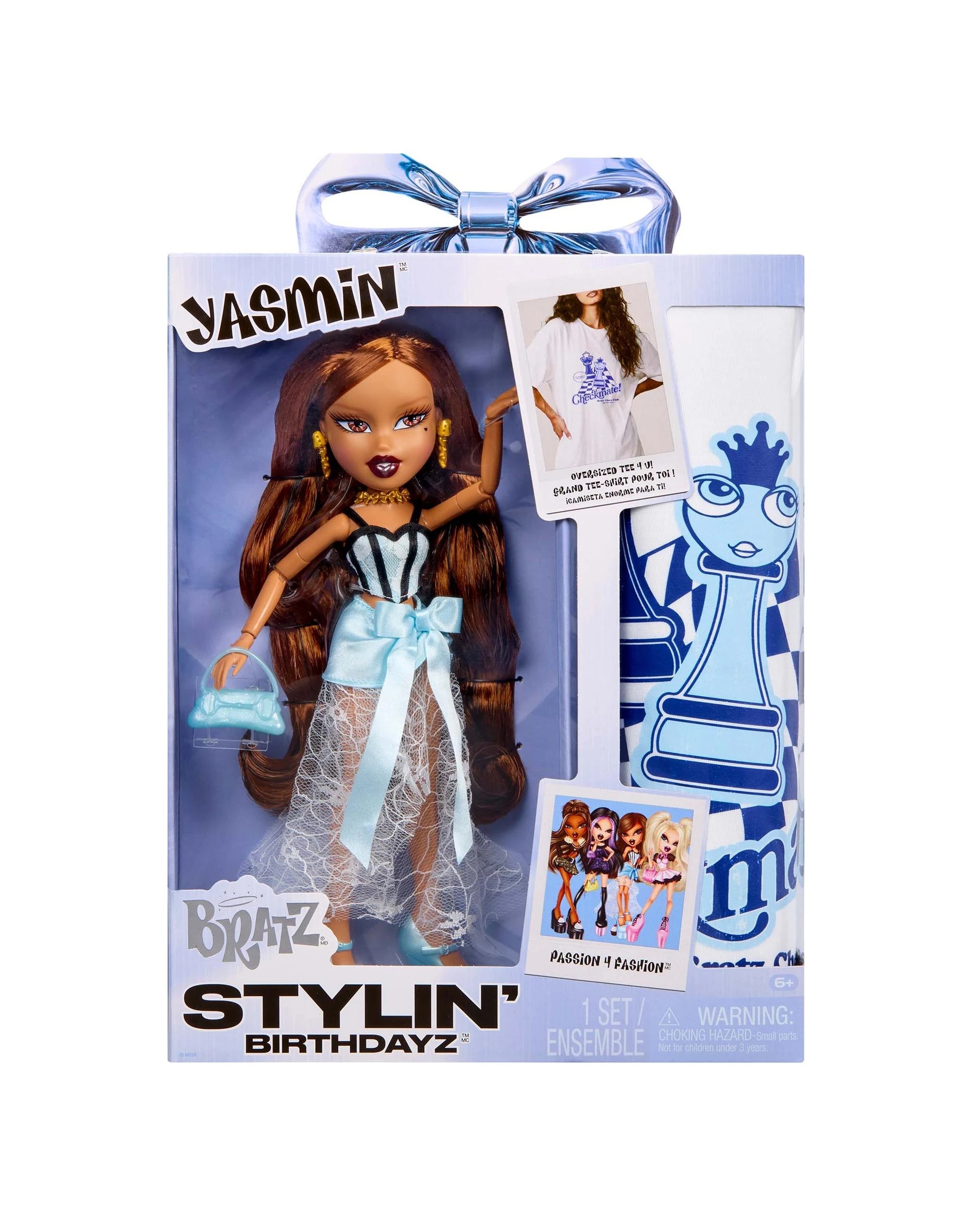 1 Bratz Stylin' Birthdayz Yasmin Doll, 1 of 5