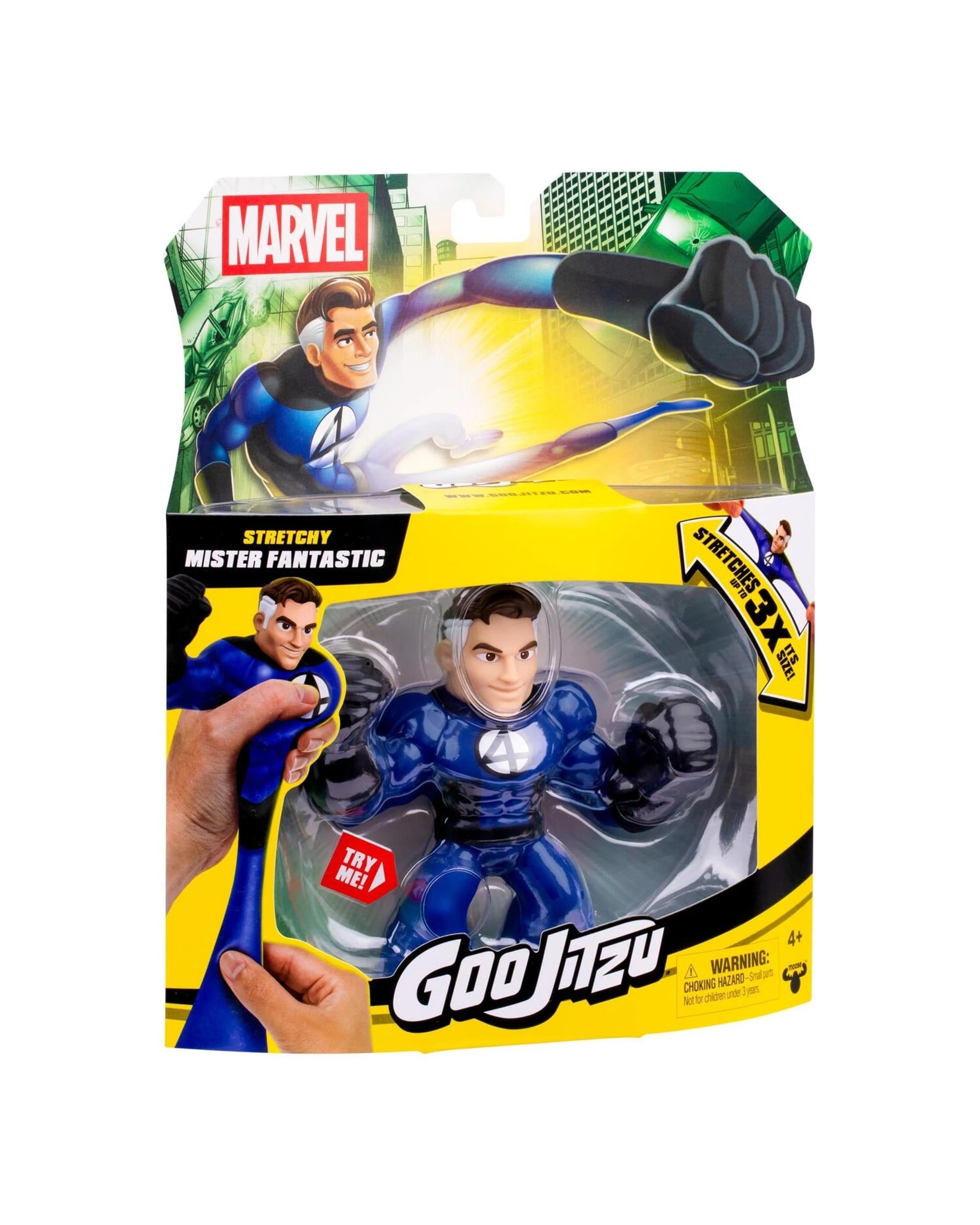 5 Heroes of Goo-Jit-Zu Marvel Series 12 Hero Pack Mister Fantastic, 5 of 7
