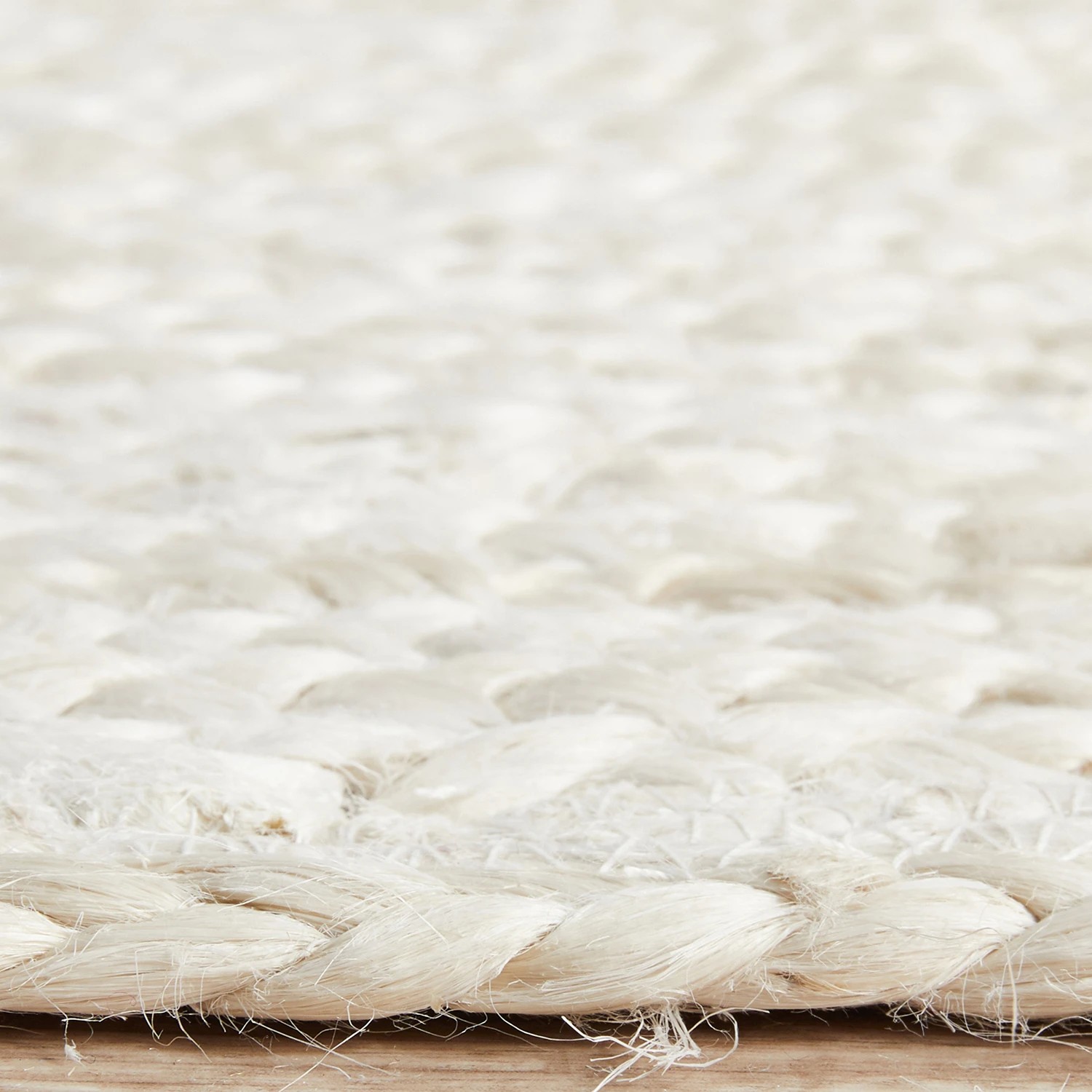 7 Common Ground Rugs Shoreline White 300x80cm - Medium Runner Hand Braided Jute Rug - Natural, 7 of 9