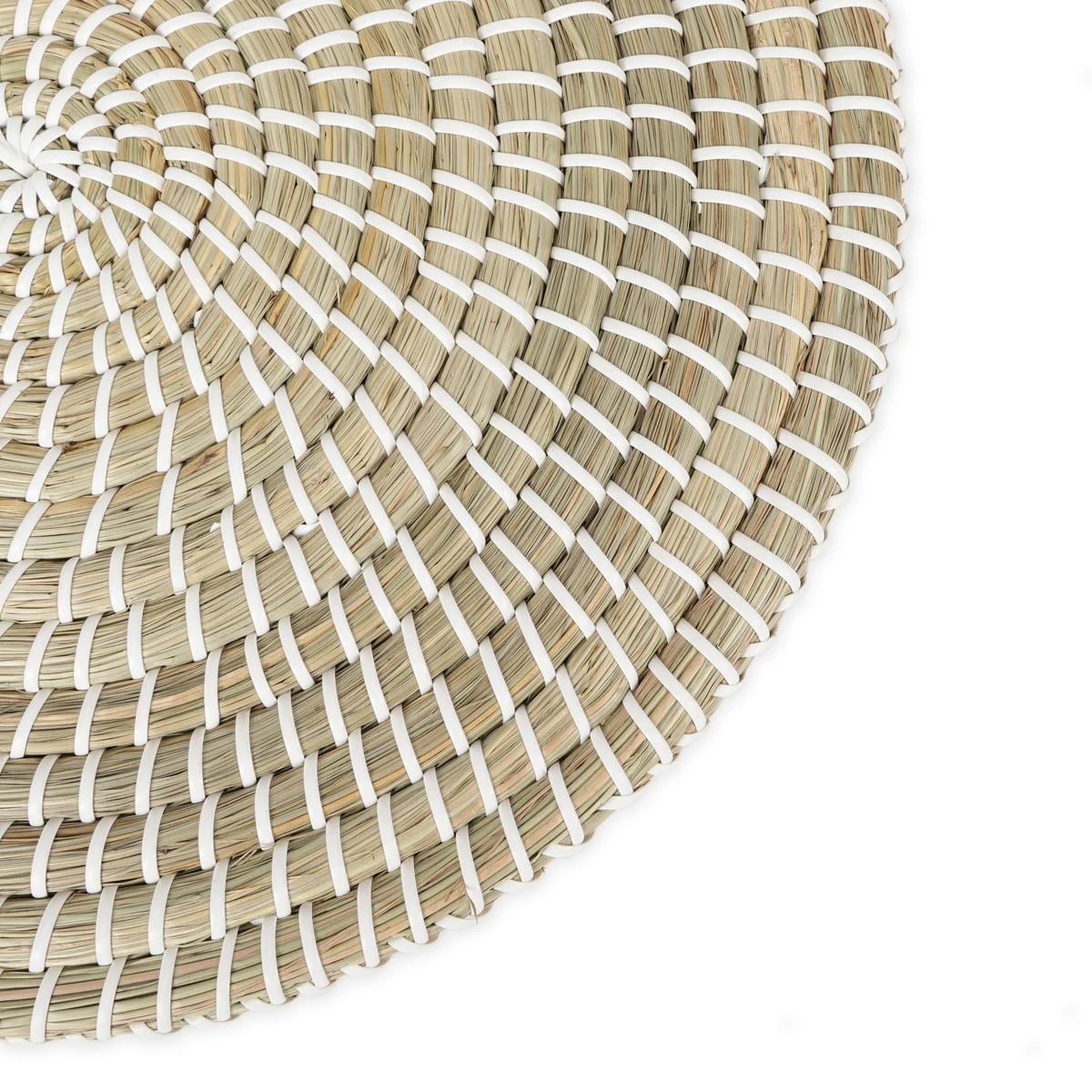 2 White Coil Round Placemat, 2 of 6