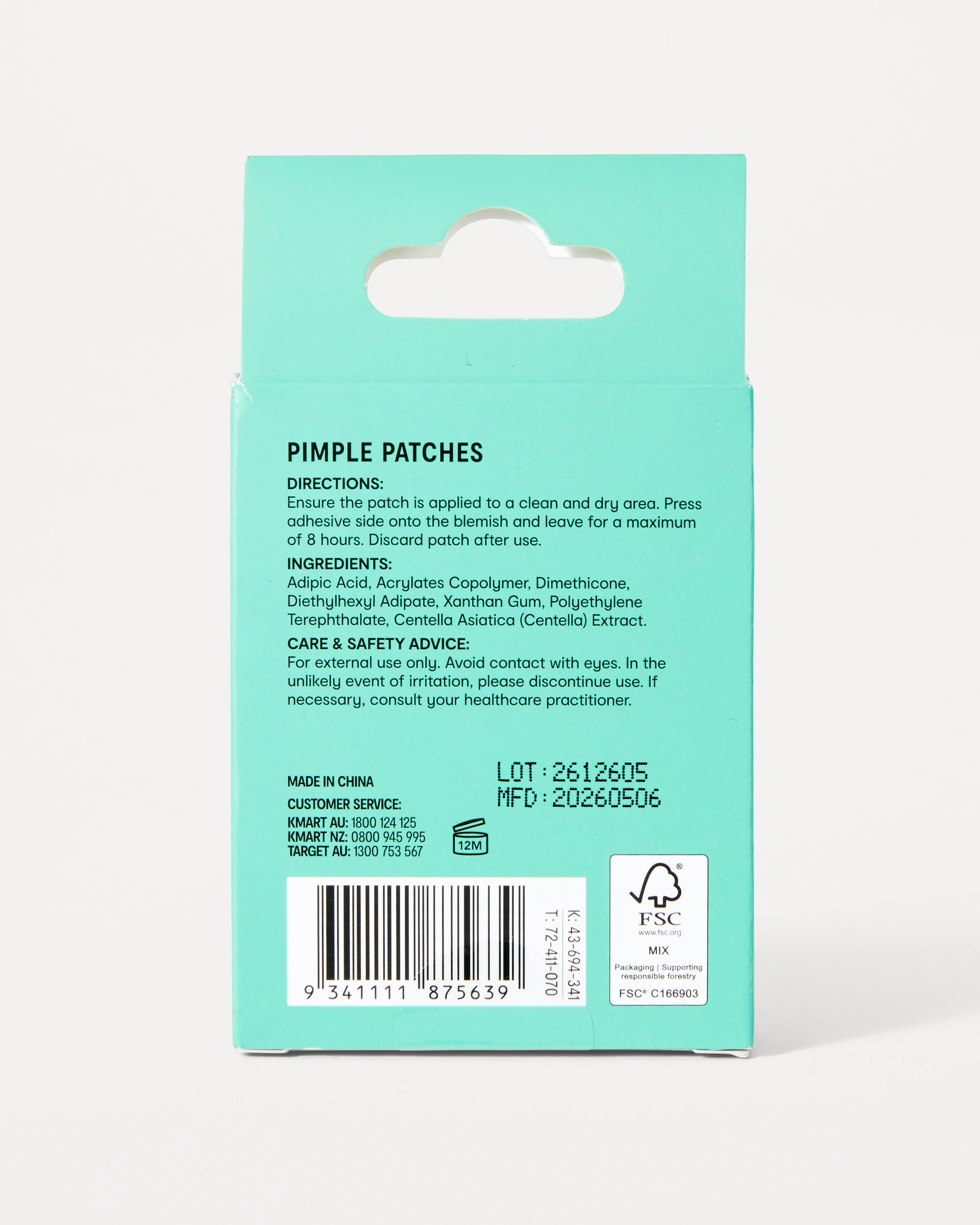 7 OXX Beauty 12 Piece Patch Me. Pimple Patches - Cica Extract, 7 of 7