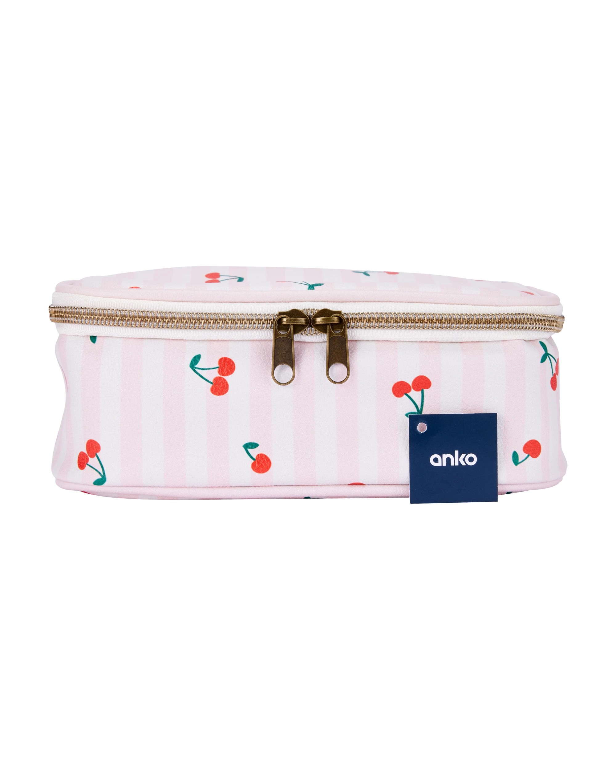 6 Zip Top Pencil Case - Cherry, 6 of 6