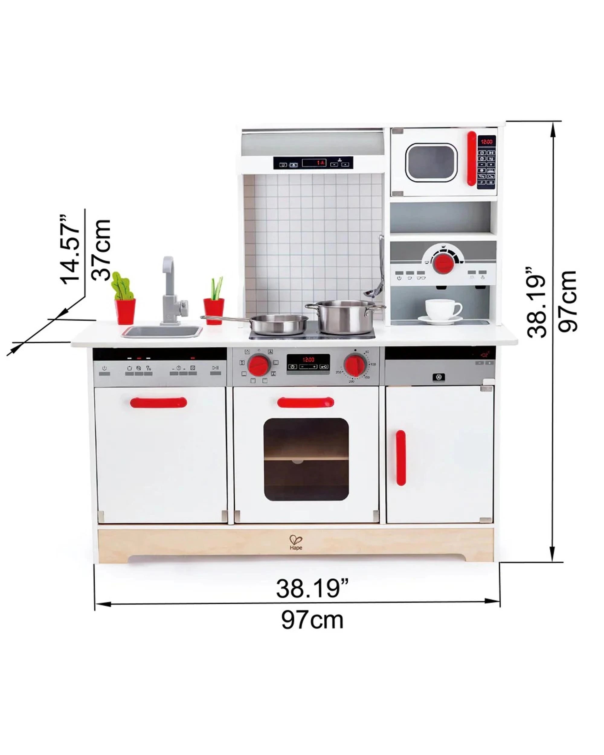 4 Hape All-In-1 Kitchen Playset, 4 of 6