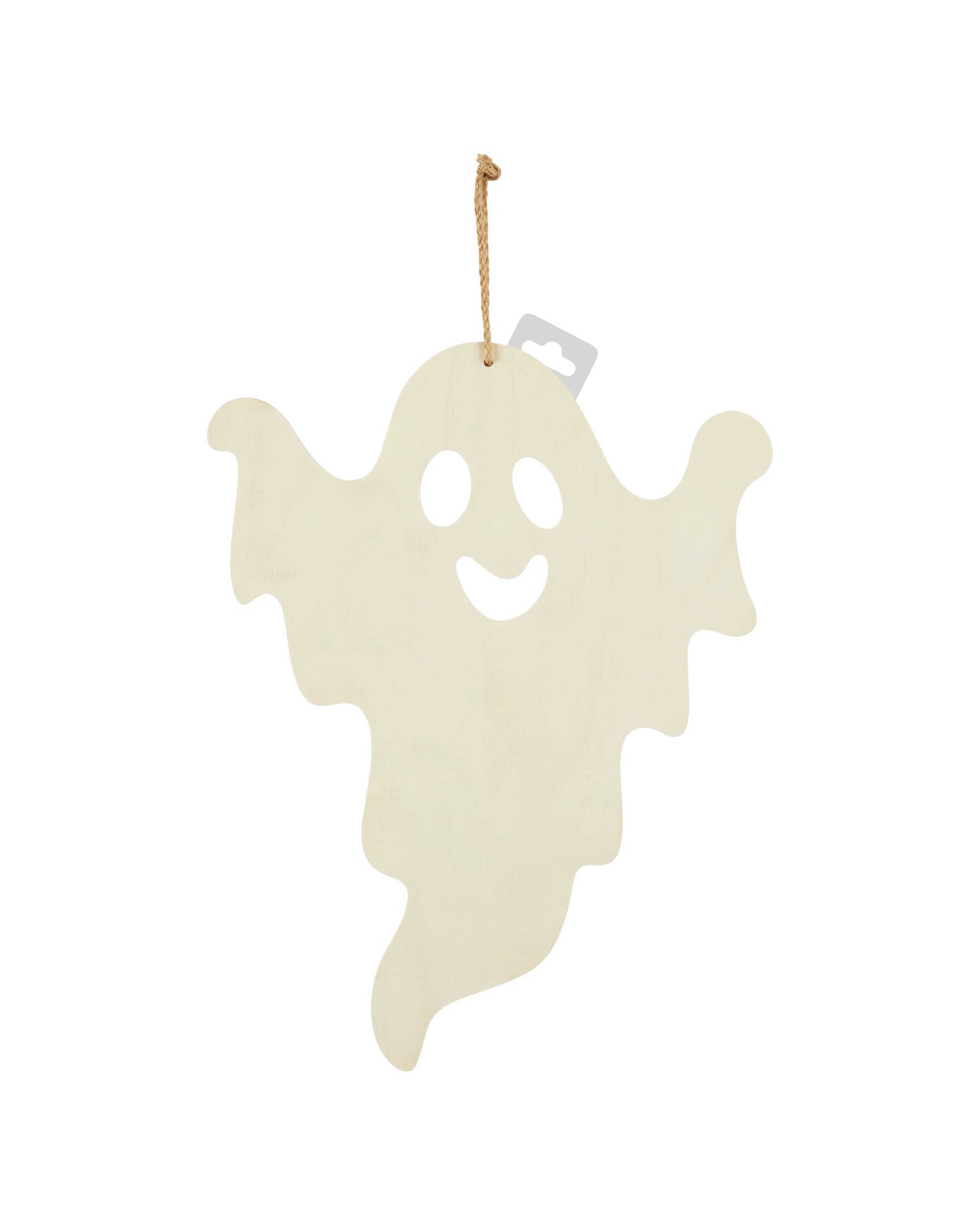 1 Halloween Craft Wood Blank - Ghost, 1 of 3
