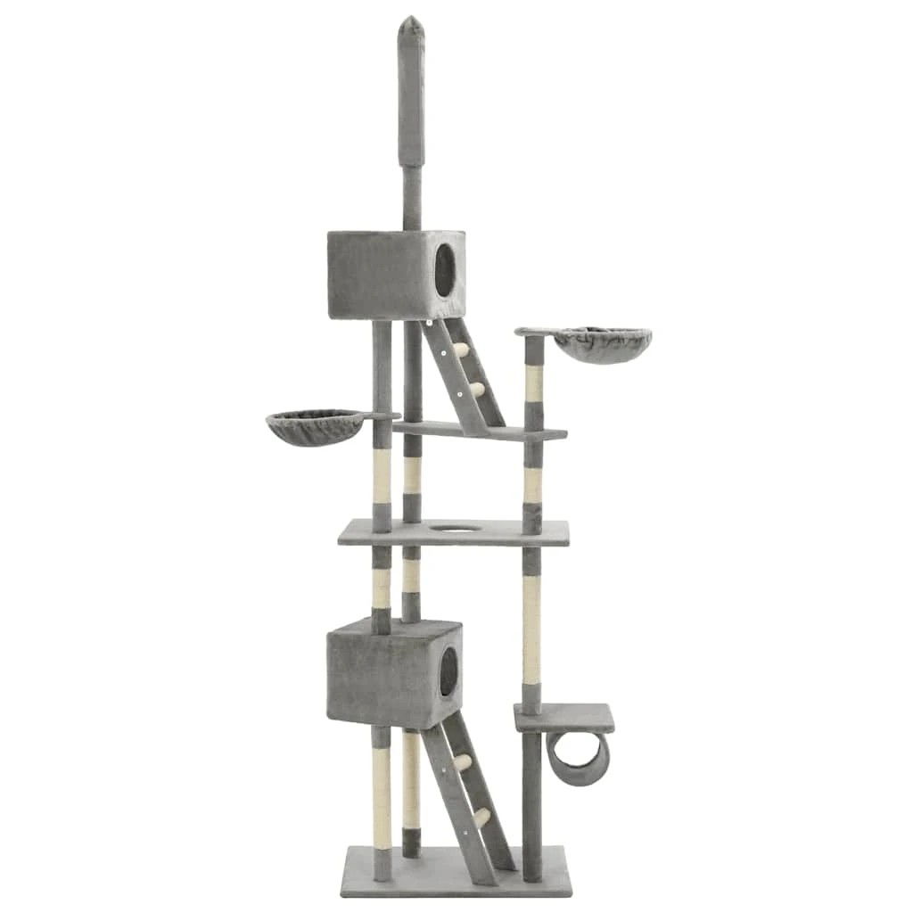 3 Vidaxl Cat Tree With Sisal Scratching Posts 230- - Grey, 3 of 6