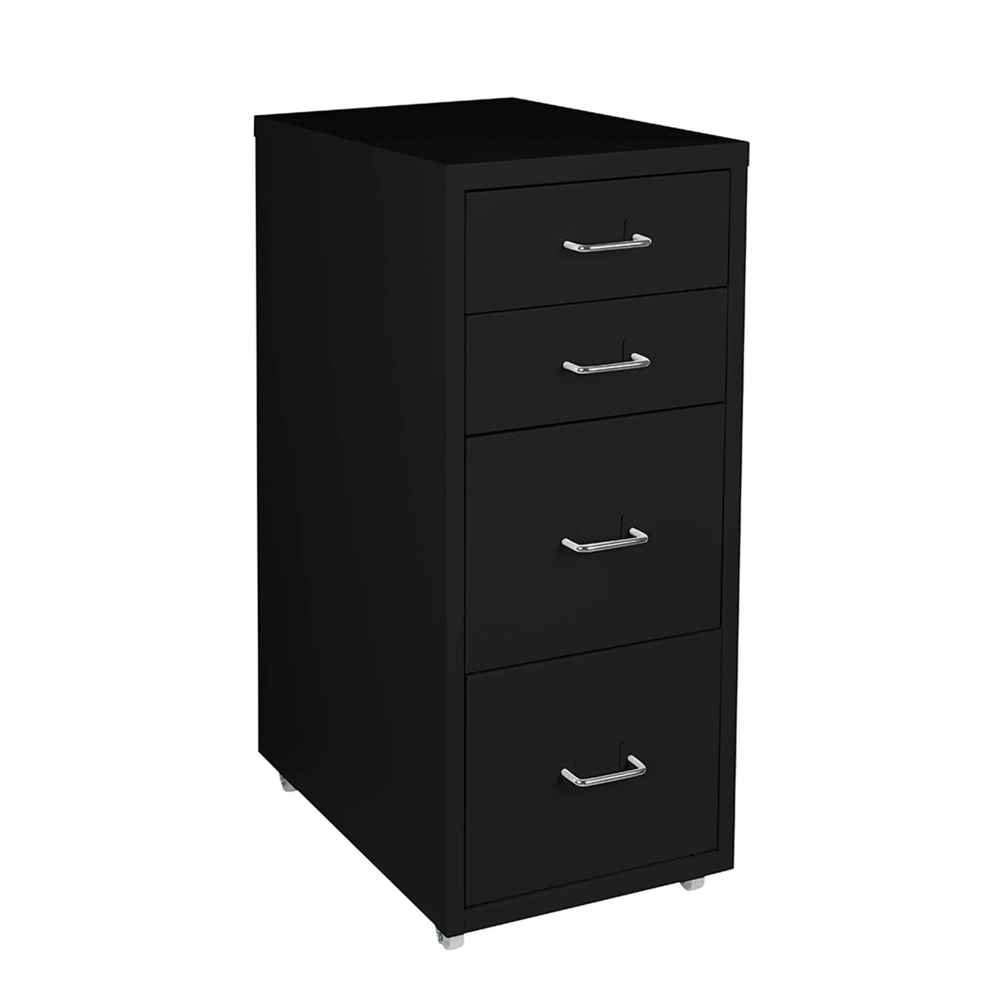 2 Levede 4 Tiers Office Drawers - Black, 2 of 5