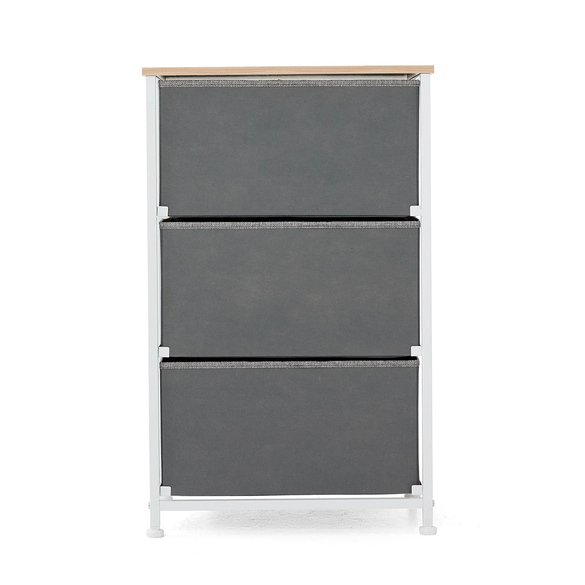 5 3 Drawer Chest - Grey, 5 of 9