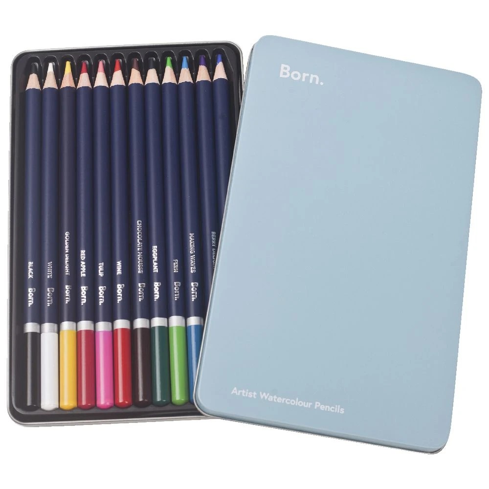 3 Born Watercolour Pencils 12 Pack, 3 of 5