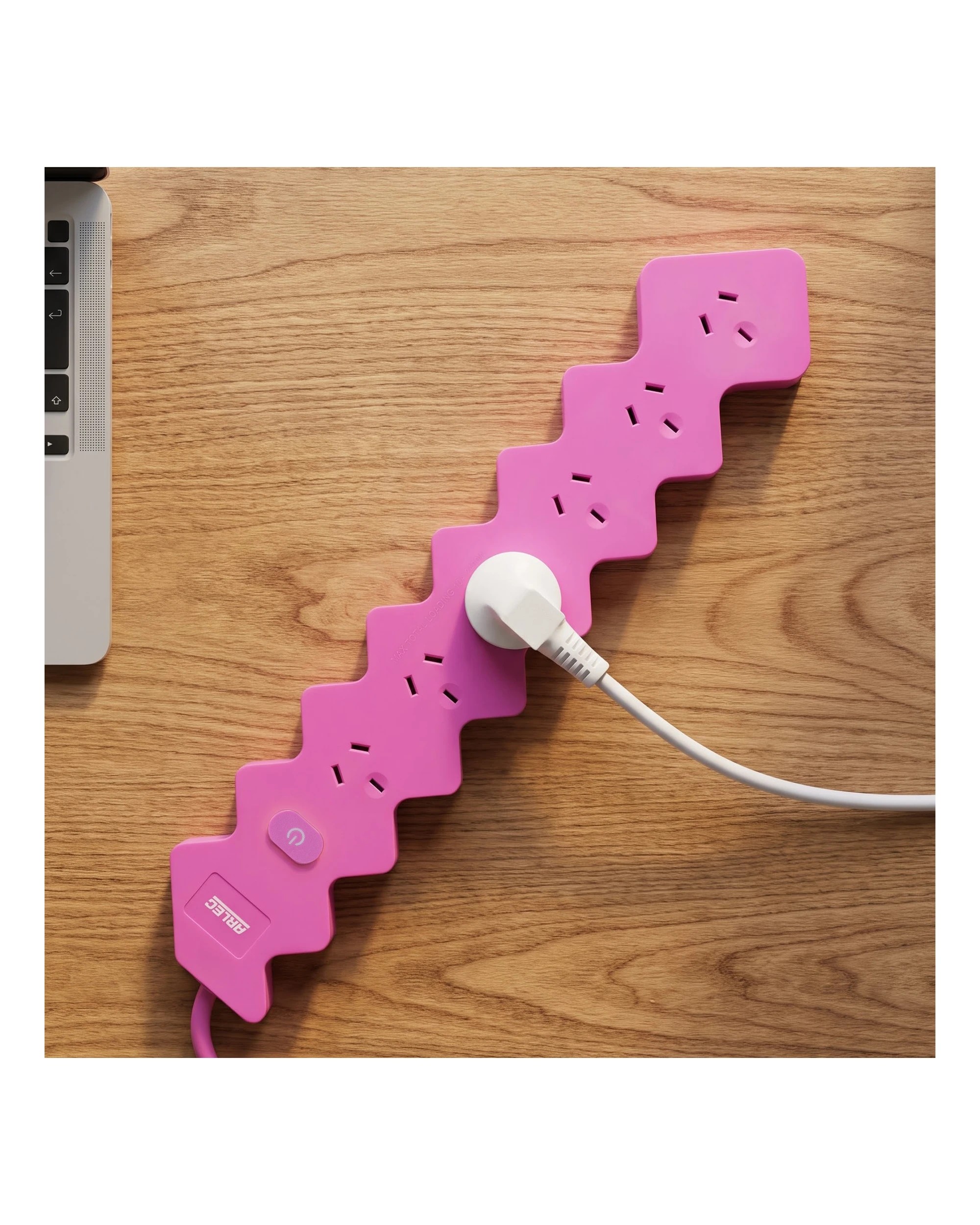Arlec 6 Outlet Zig Zag Powerboard - Assorted - Kmart