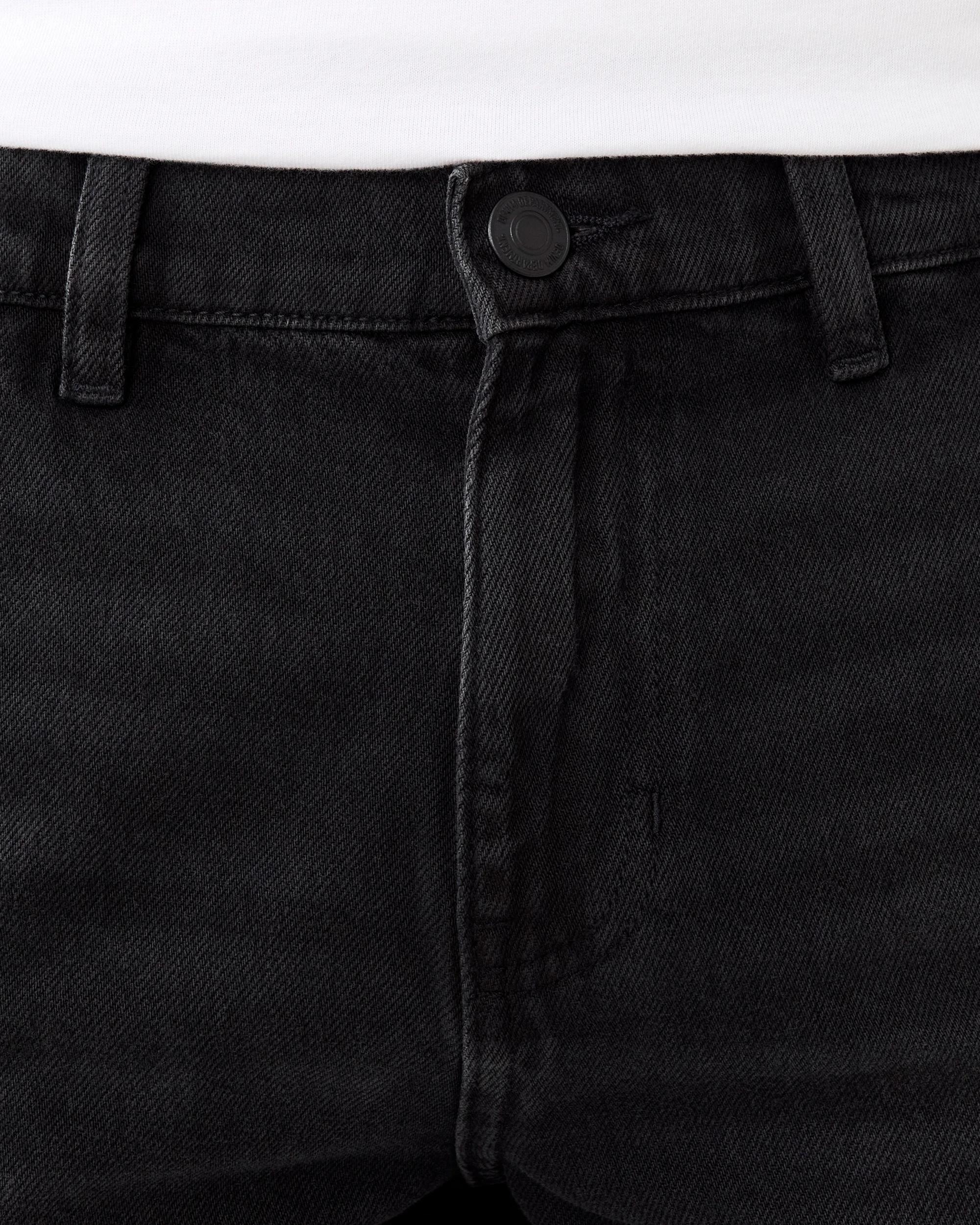 5 Denim Cargo Shorts Black Wash, 5 of 7
