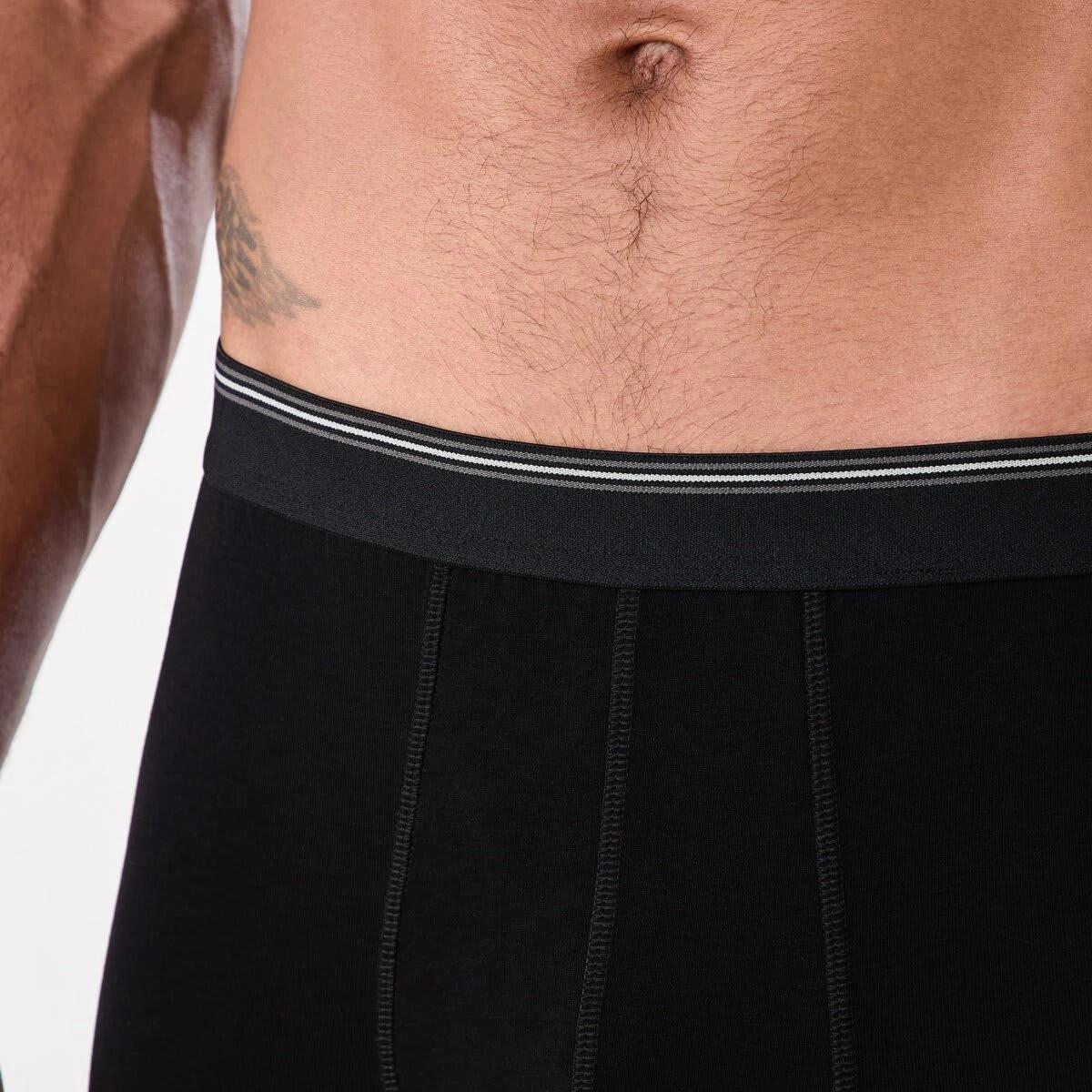 5 2 Pack Plain Trunks BLACK, 5 of 5