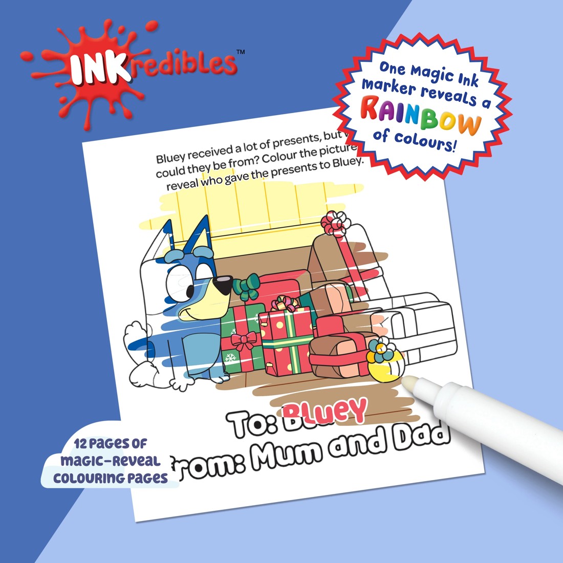 7 INKredibles Bluey Christmas Fun! Mess Free Activity Kit - Book, 7 of 9