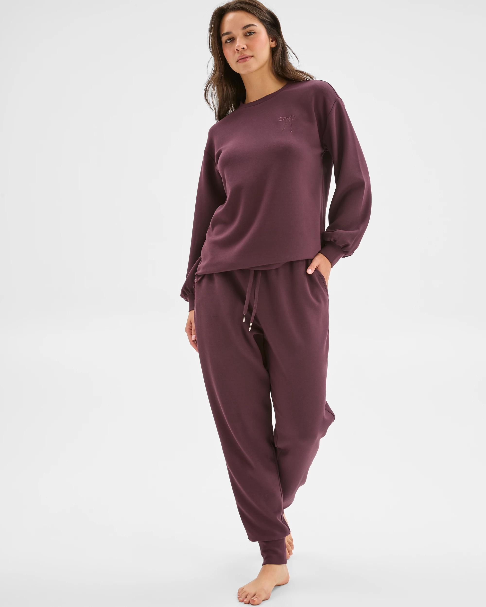 3 Target Woman Modal Blend Sleep Jogger Pants FUDGE, 3 of 7