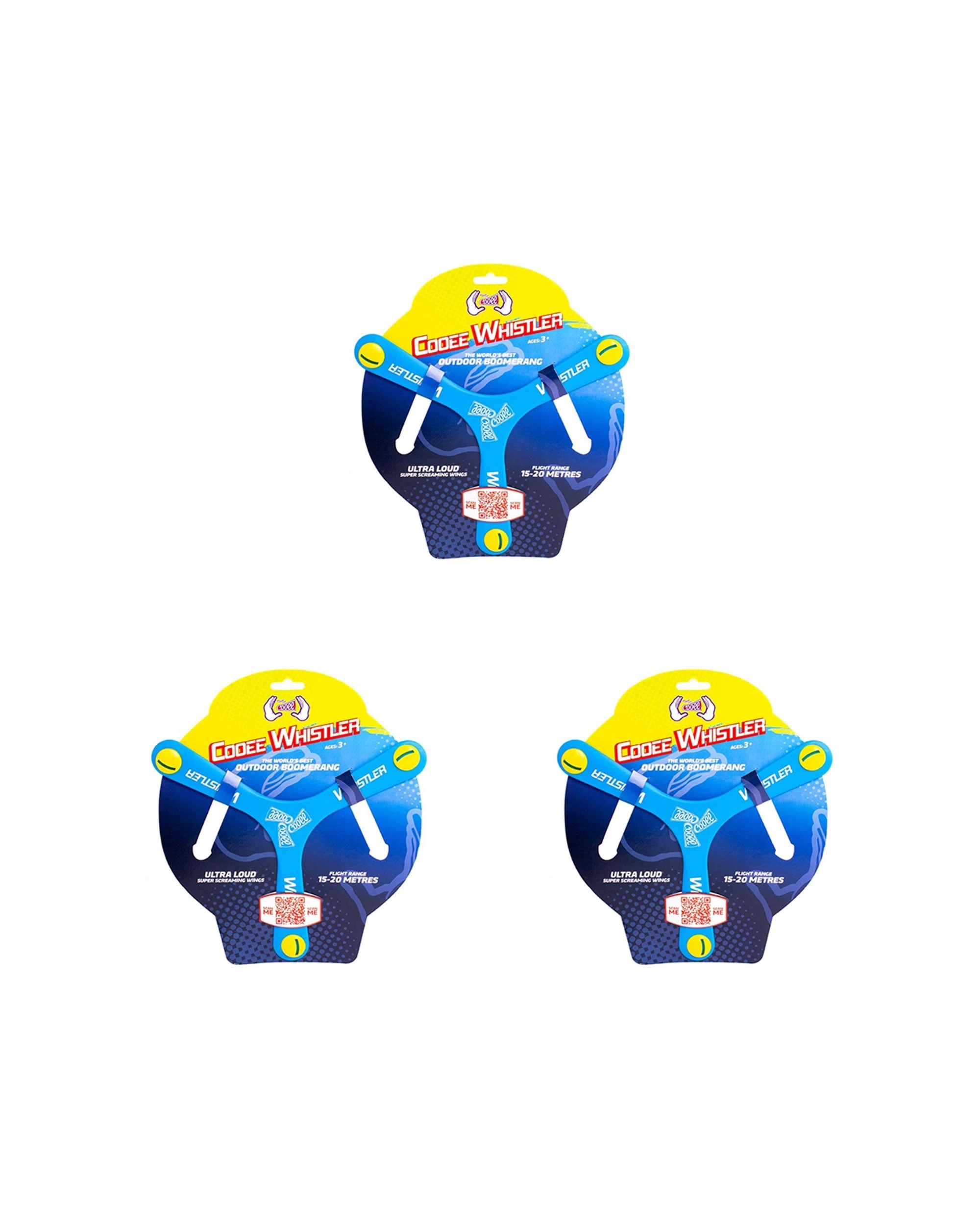 1 Cooee 3pc Cooee Whistler Kids Family Outdoor Toys Durable Design - Multi, 1 of 3