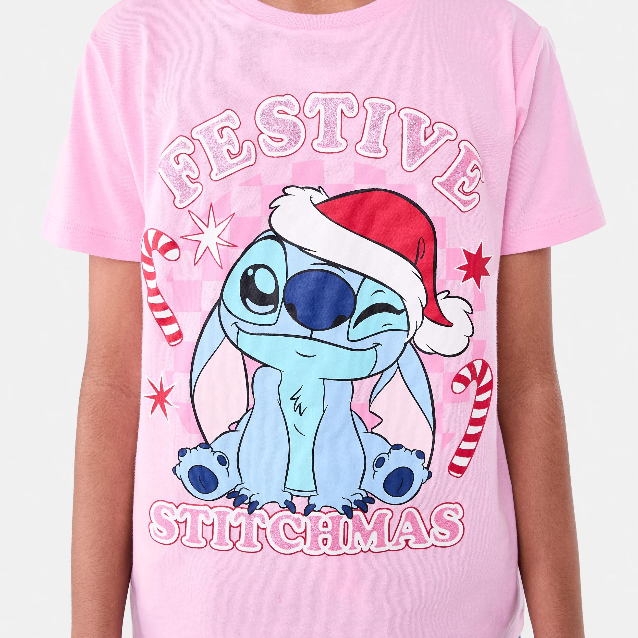 4 Disney Lilo & Stitch License Christmas T-shirt LILO AND STITCH XMAS, 4 of 6
