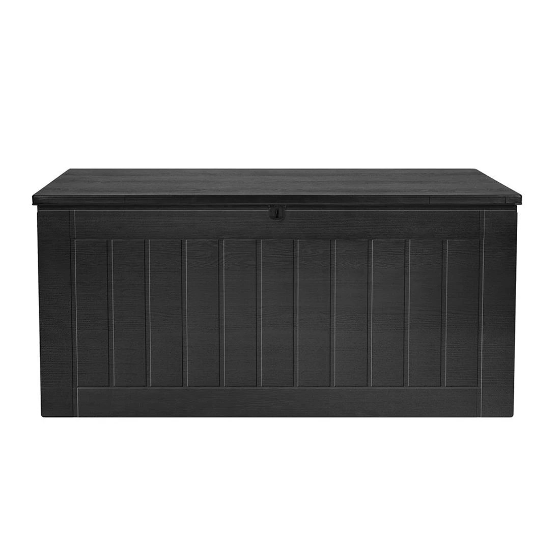 4 Gardeon Outdoor Storage Box 830L Container Lockable Bench Tool Shed - Black, 4 of 7