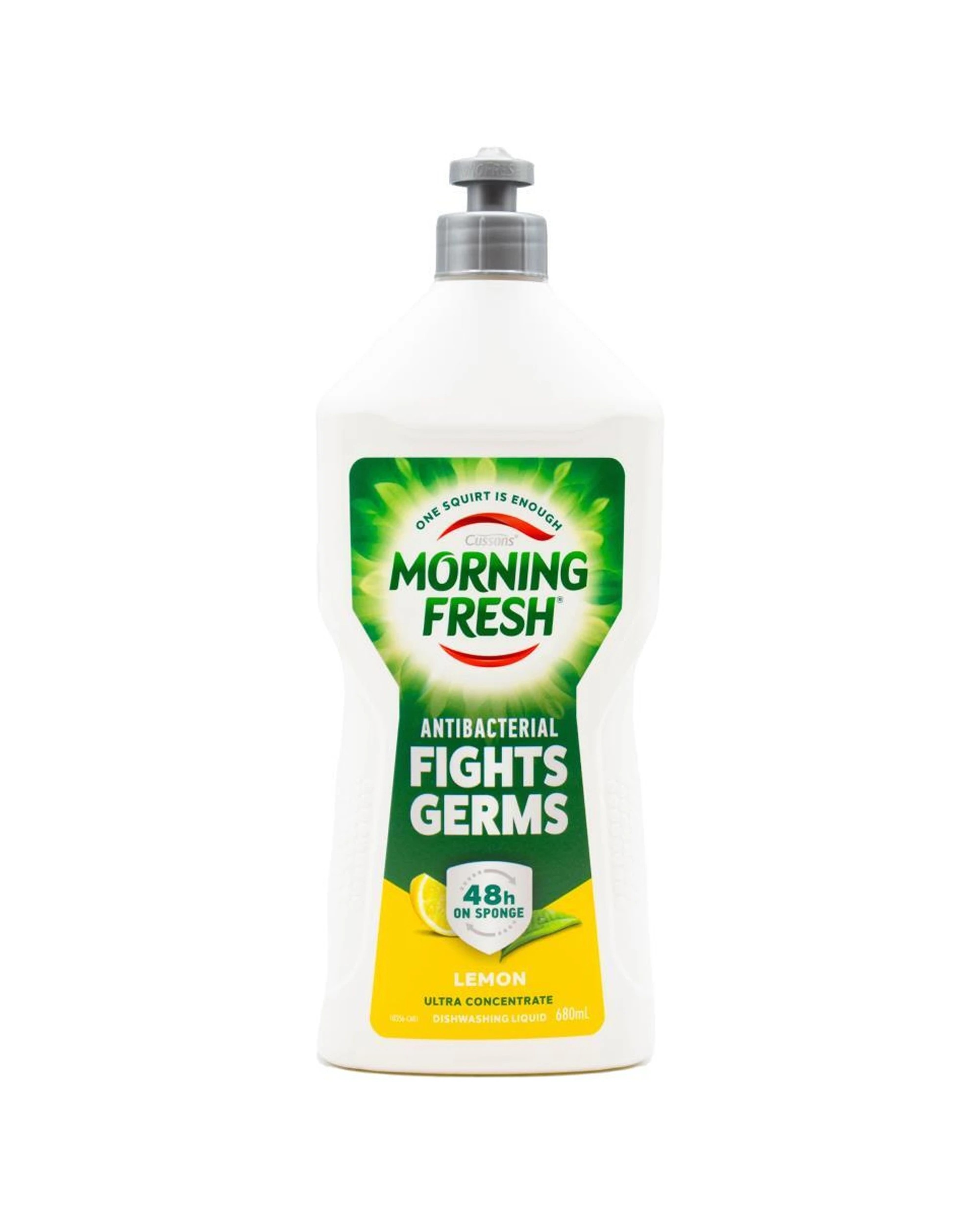 2 Morning Fresh 8PK Concentrated Dishwashing Liquid Antibacterial 680ml Lemon - Multi, 2 of 3