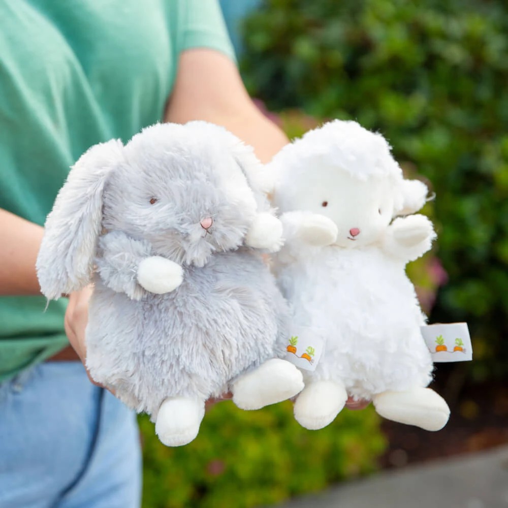 7 Bunnies by the Bay - Wee Grady Bunny 15cm Soft Toy - Birth+ - Grey, 7 of 7