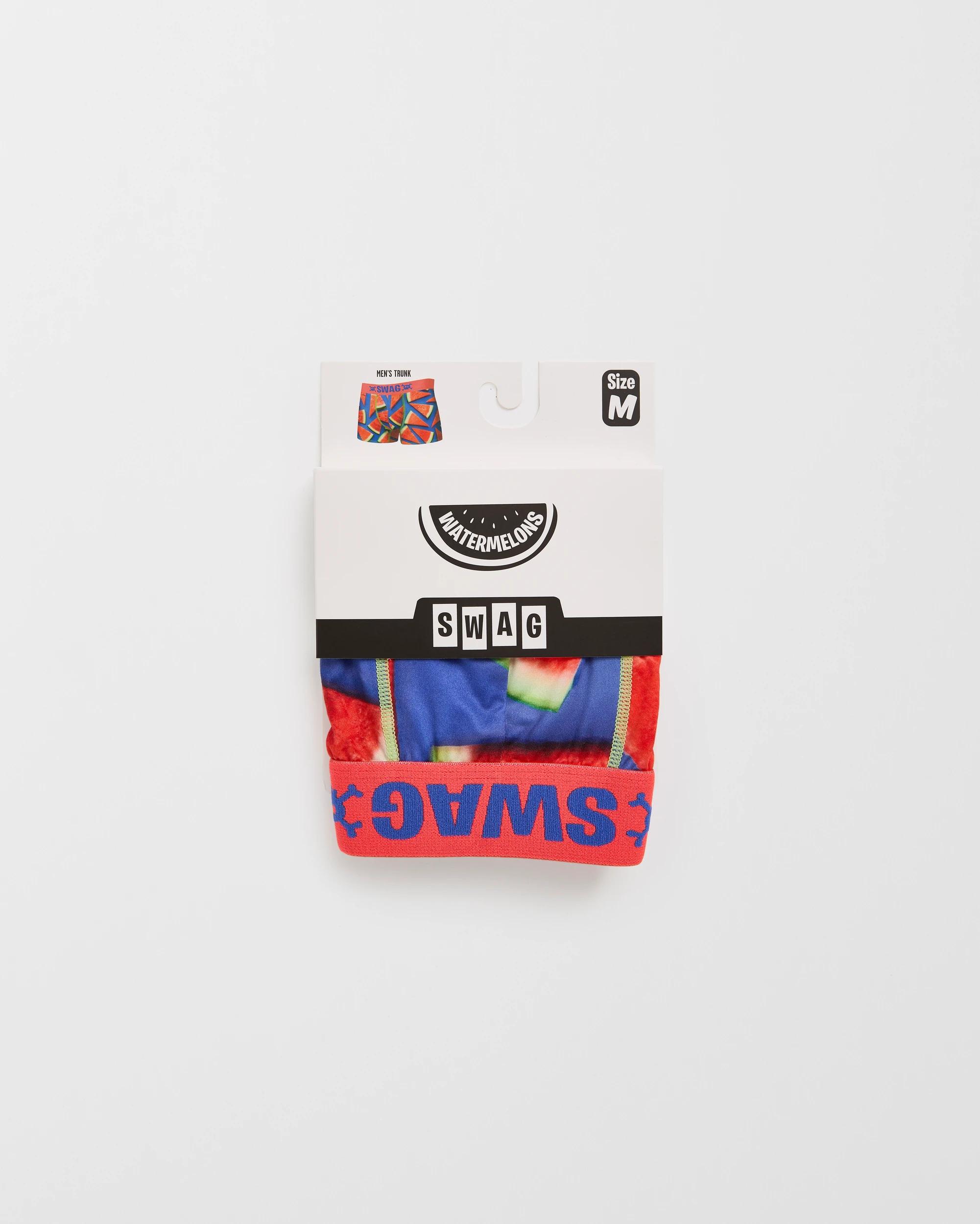 4 Swag  Trunks - Watermelon RED, 4 of 4