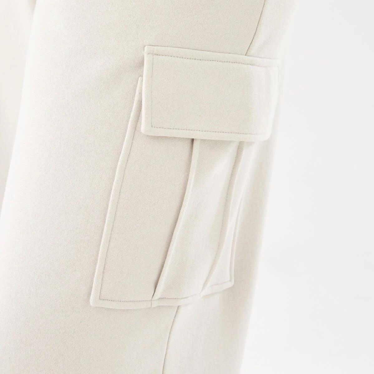 6 Cargo Wide Leg Trackpants Nat Beige, 6 of 7