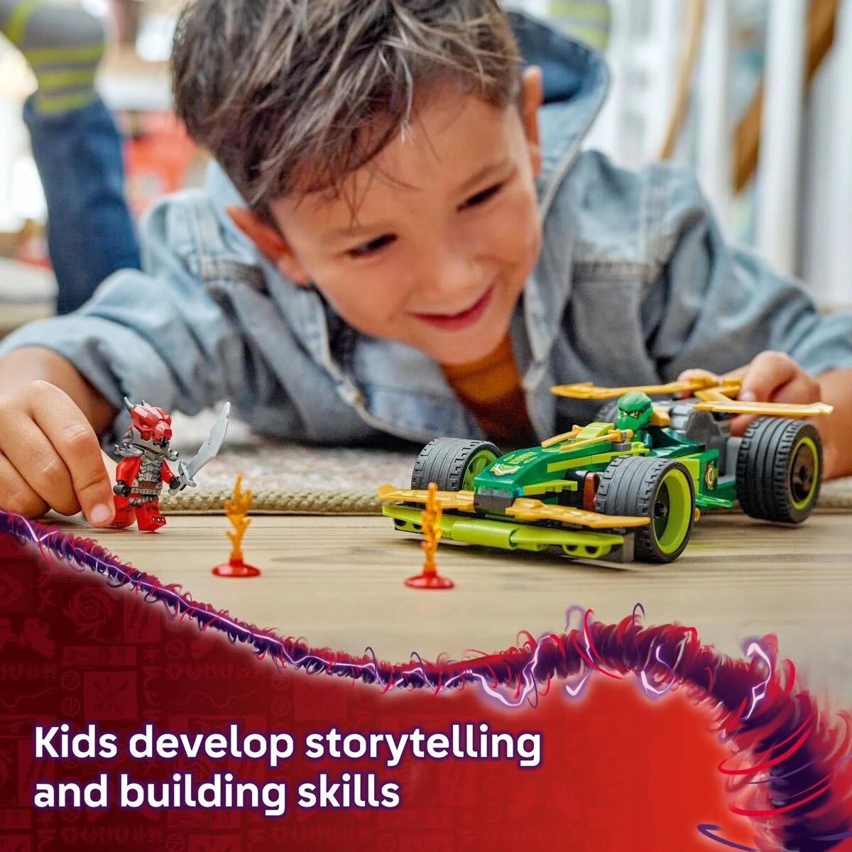 8 LEGO NINJAGO Lloyd’s Pull-Back Race Car 71828, 8 of 10