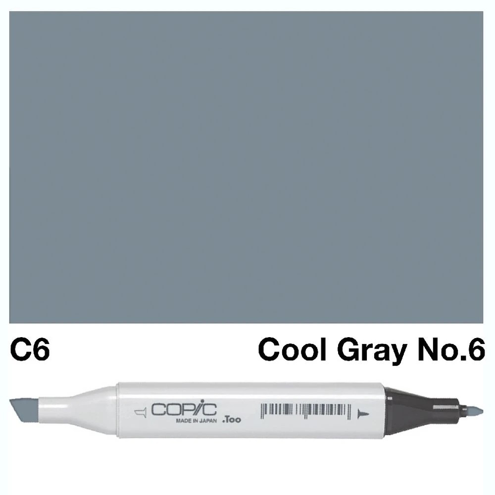 3 Copic Classic Original Dual Nib Marker C6 Cool Grey, 3 of 3
