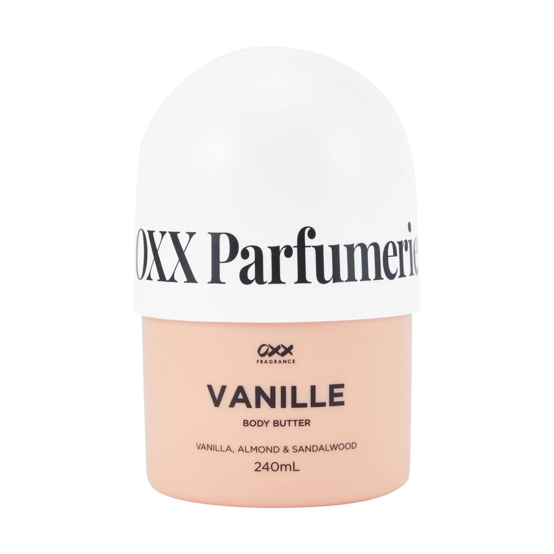 1 OXX Fragrance Vanille Body Butter 240ml - Vanilla, Almond & Sandalwood, 1 of 3