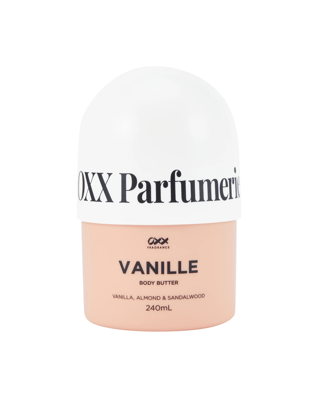 1 OXX Fragrance Vanille Body Butter 240ml - Vanilla, Almond & Sandalwood, 1 of 3