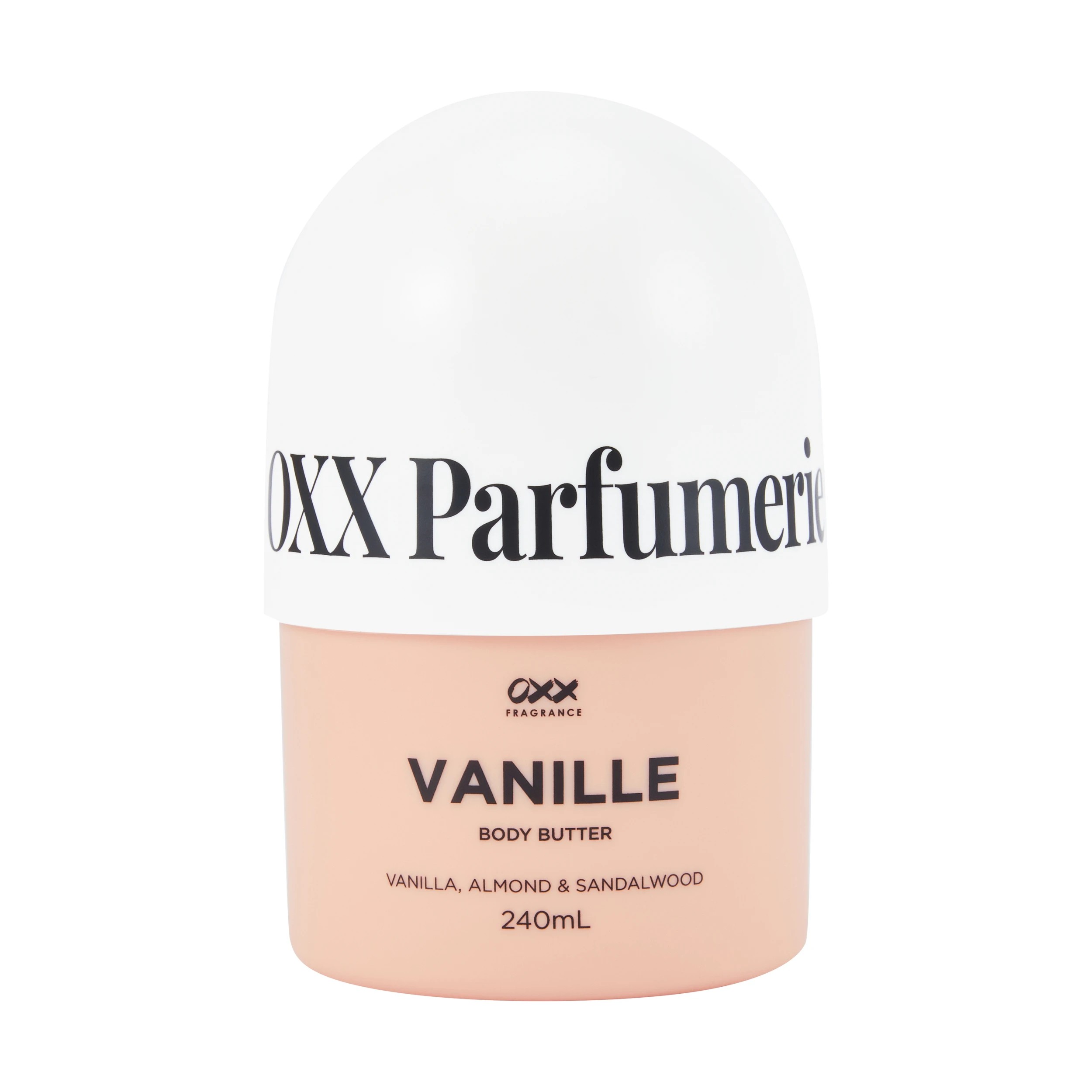 1 OXX Fragrance Vanille Body Butter 240ml - Vanilla, Almond & Sandalwood, 1 of 3