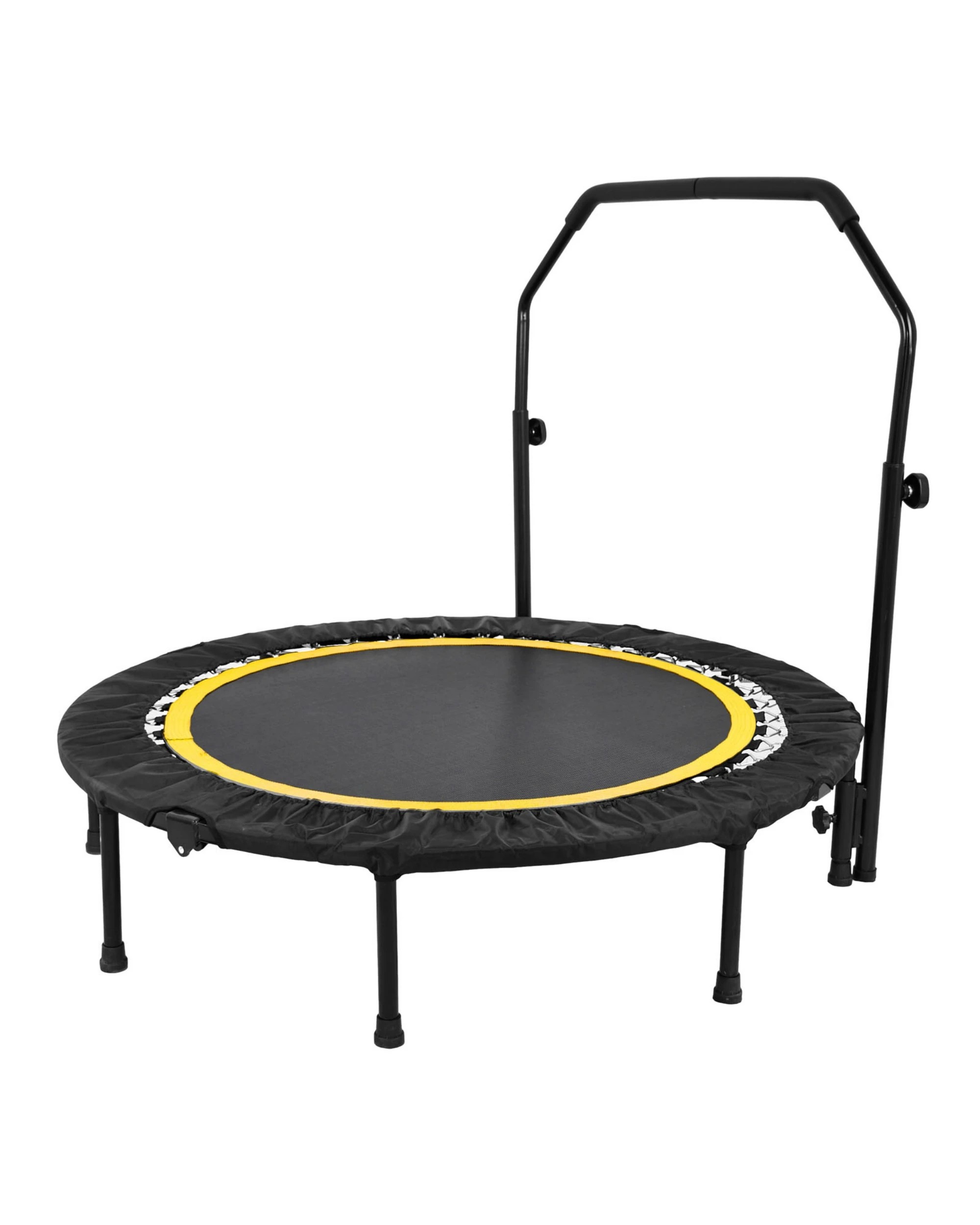 3 Advwin 48" Mini Trampoline Rebounder Max Load 200KG Yellow, 3 of 7