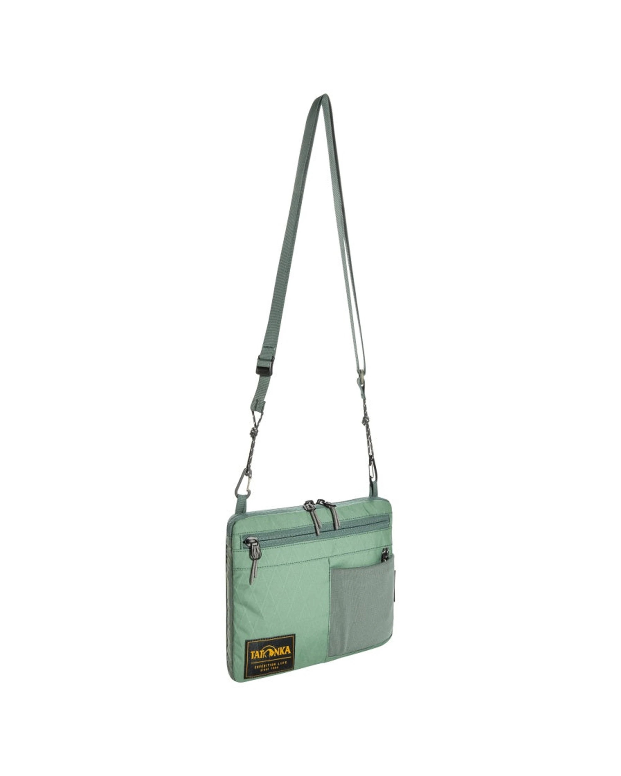 2 Tatonka Nylon Cross Body Outdoor Travel Bag S Adjustable Strap Quilted - Green, 2 of 3