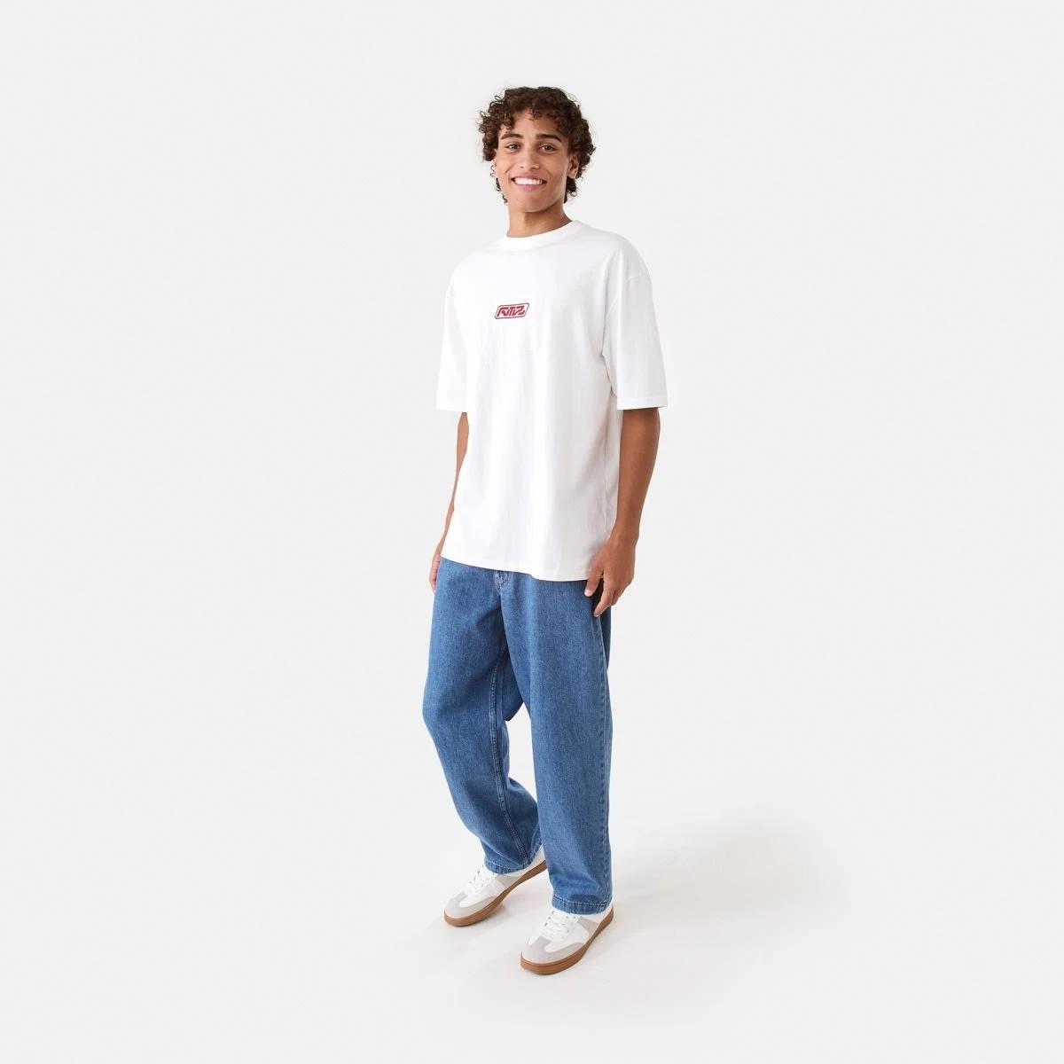 3 Oversized Graphic T-shirt SNOW WHITE, 3 of 7