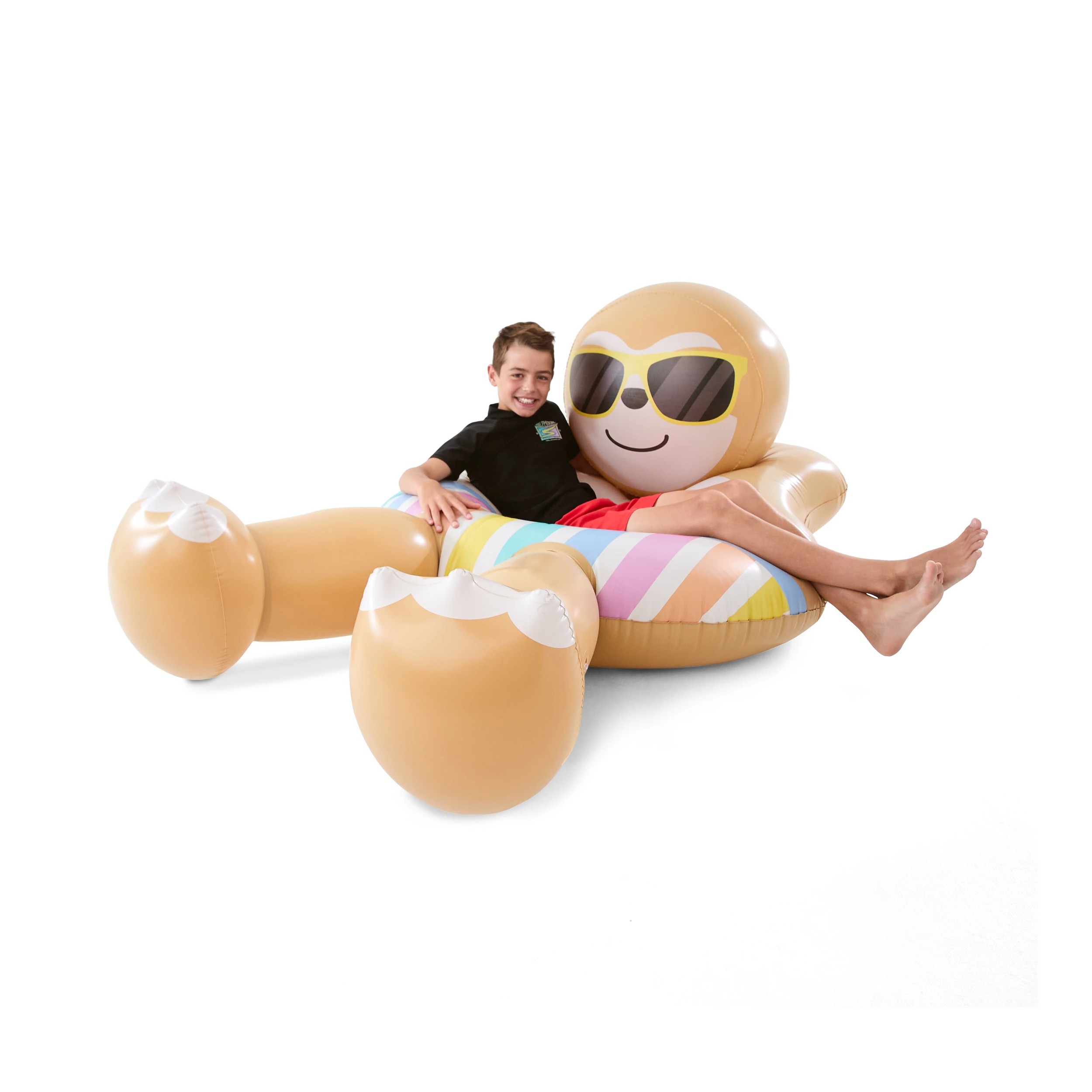 1 Inflatable Sloth Swim Float, 1 of 8