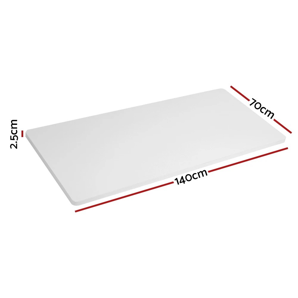 2 Artiss Standing Desk Top  140CM - White, 2 of 6